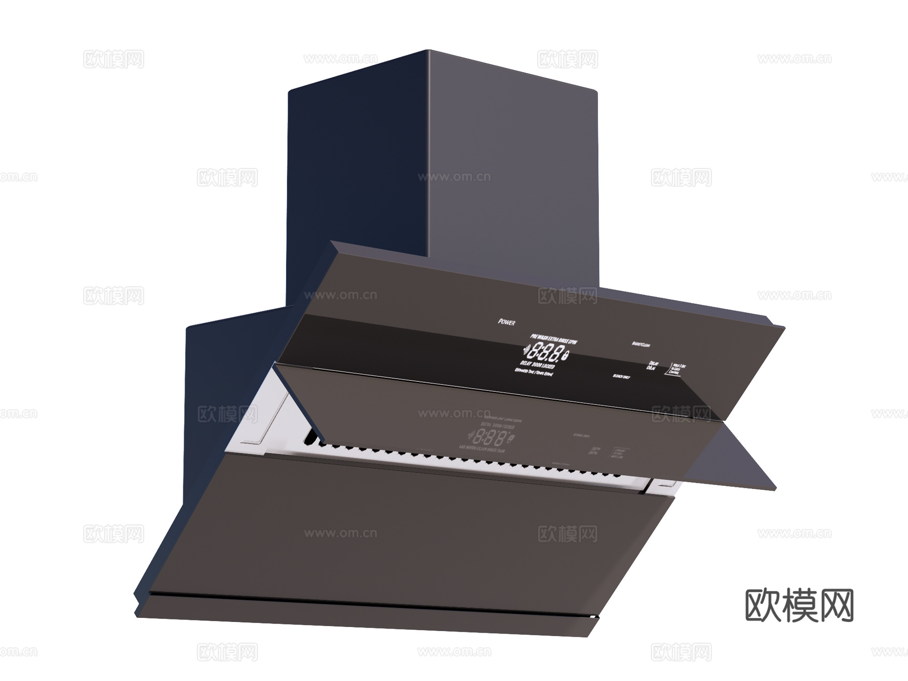 壁挂式抽油烟机su模型