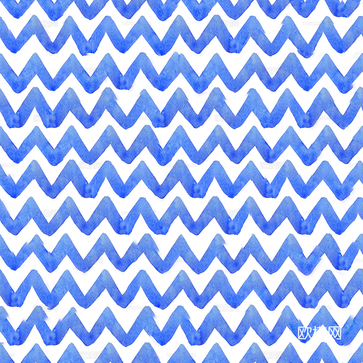 青色靛蓝水彩扎染蜡染布纹纹理20