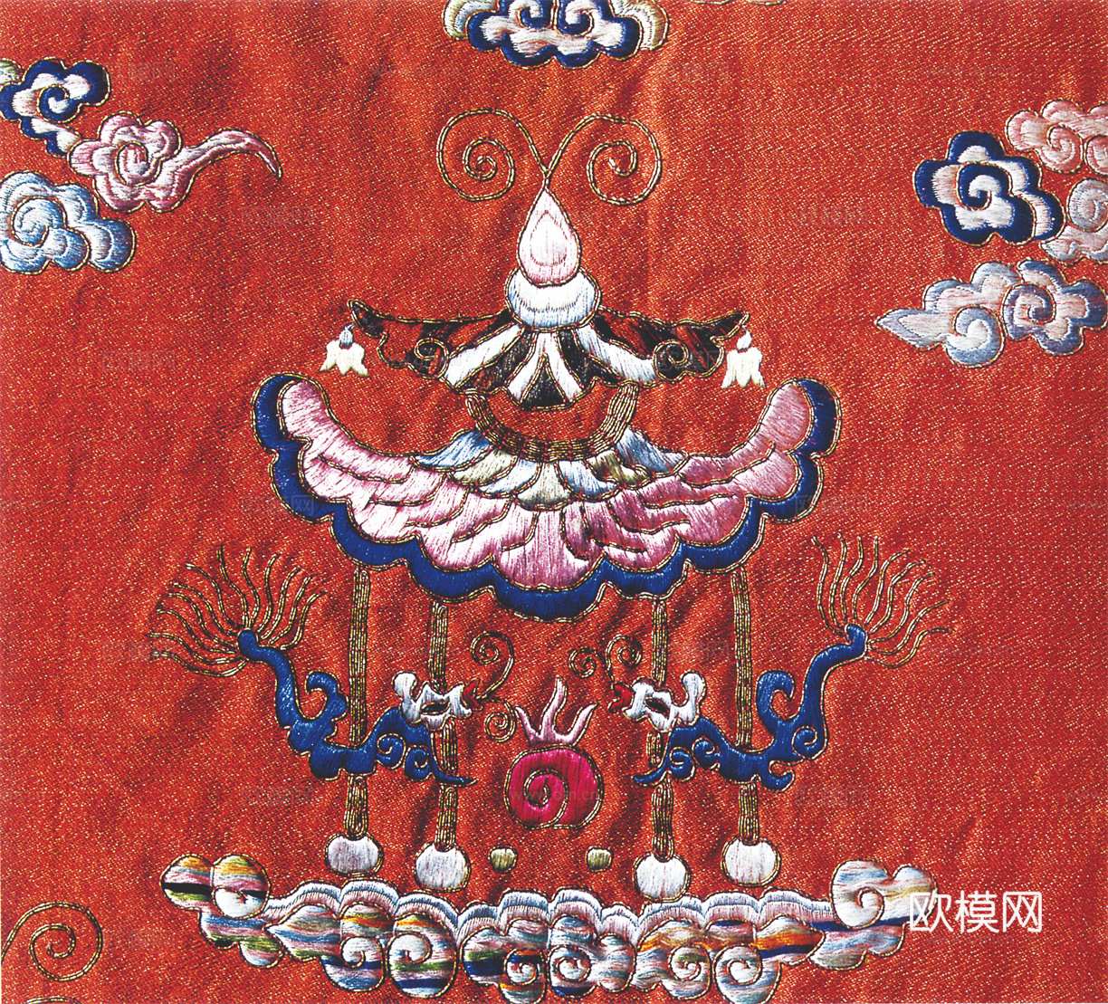 中国传统服饰纹理图案，吉祥图案，富贵图案153