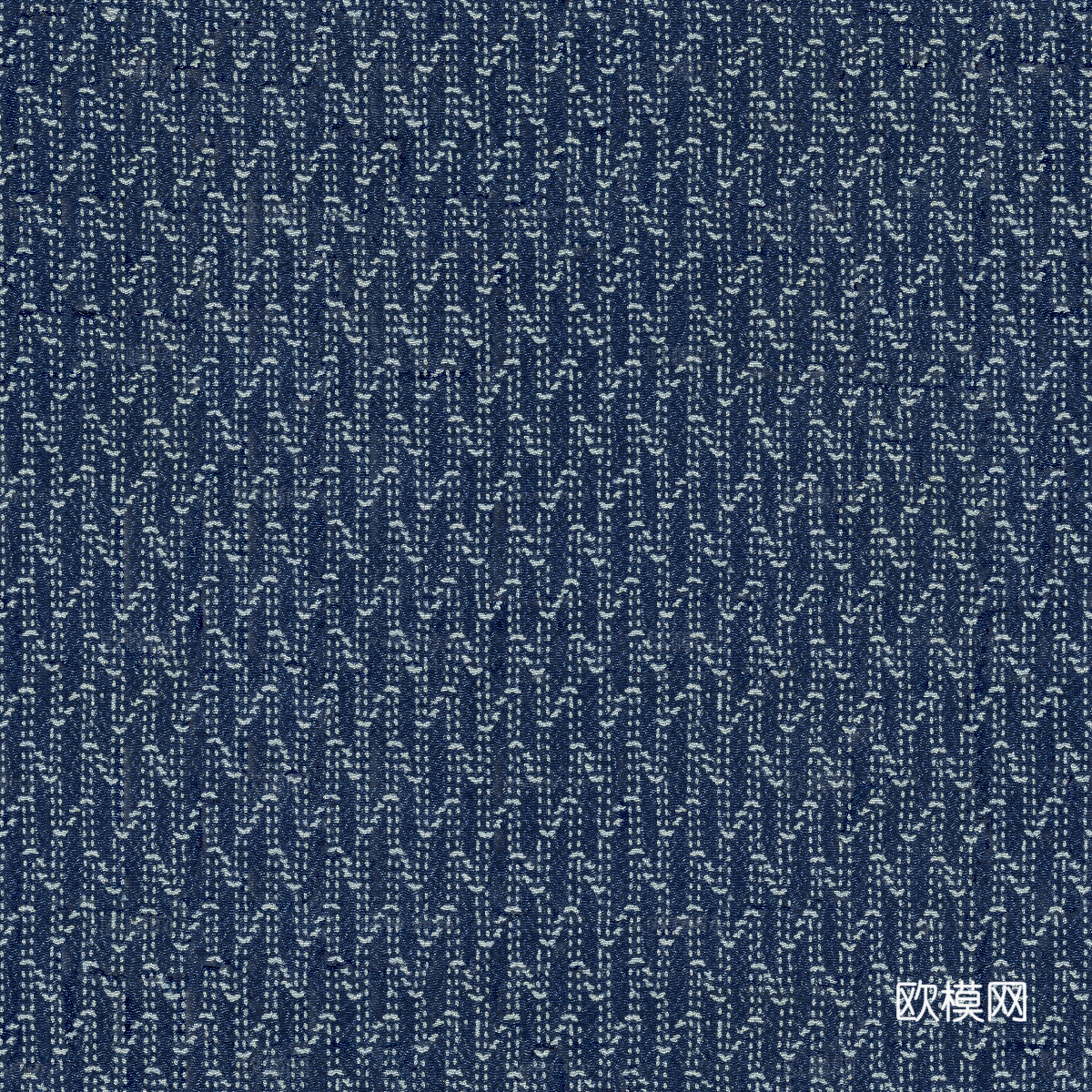 复古蓝印花传统蓝色印染印花布纹30