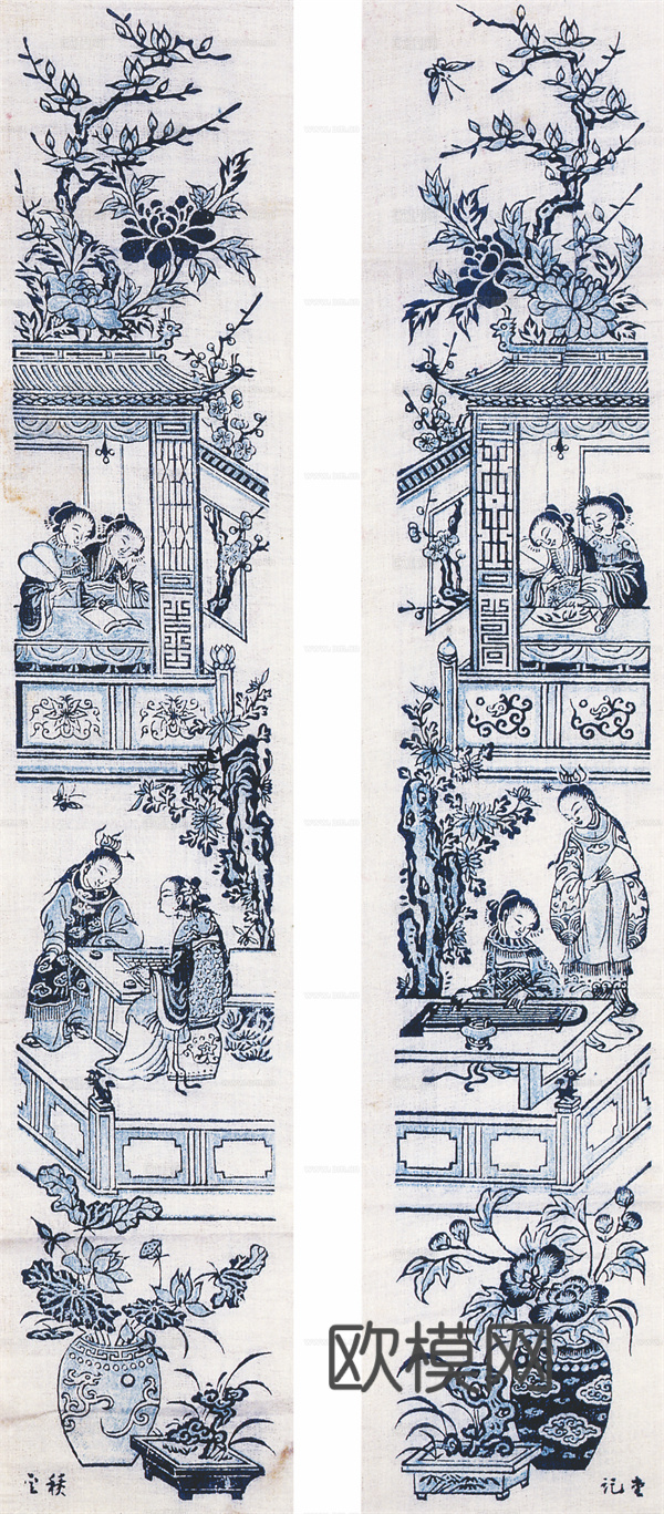 中国传统服饰纹理图案，吉祥图案，富贵图案141