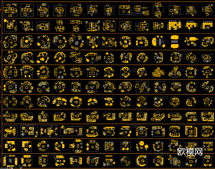 室内设计图库大全cad施工图