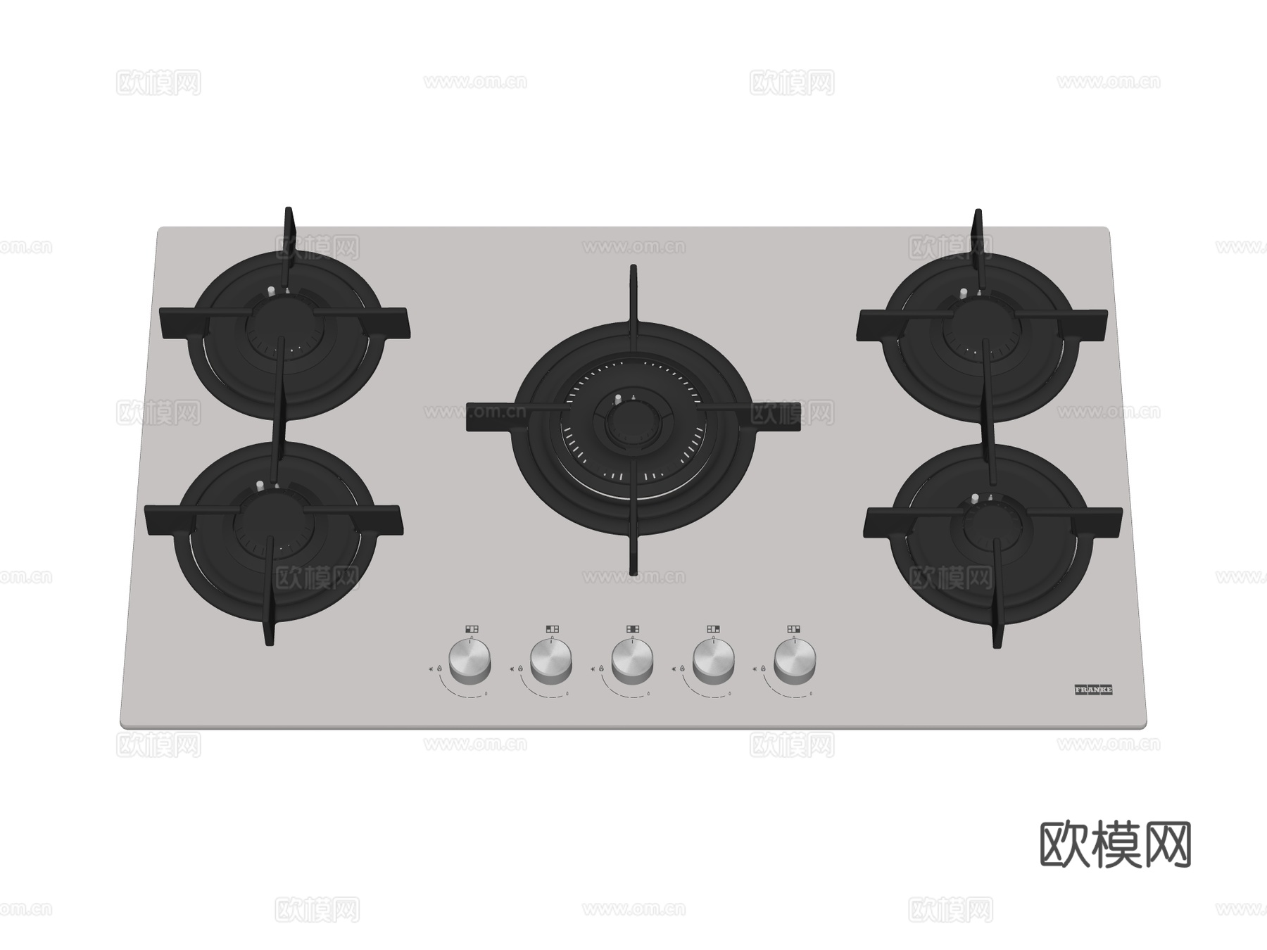 燃气灶 灶台su模型