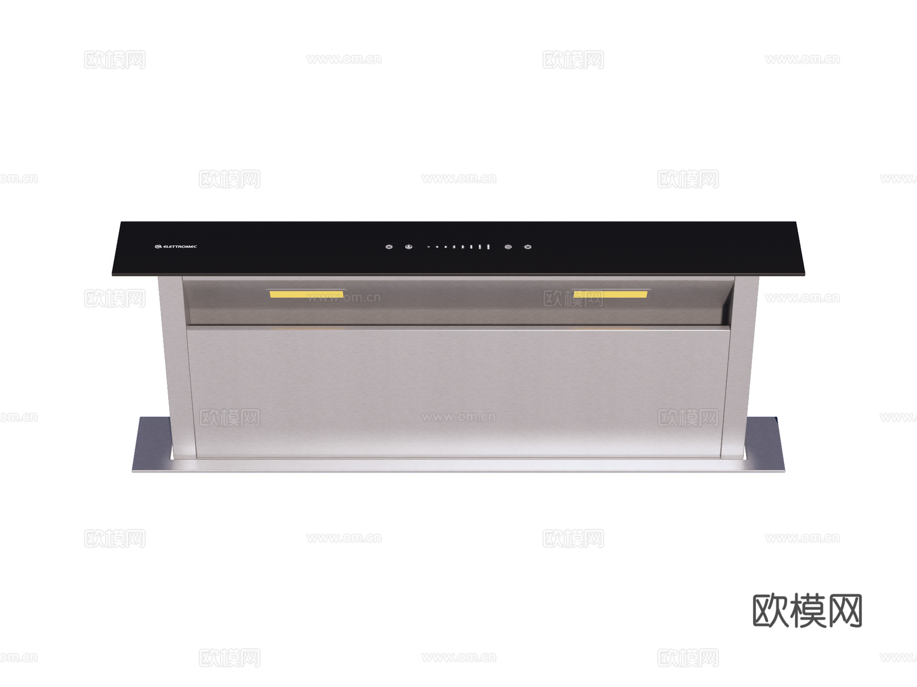 升降式油烟机su模型