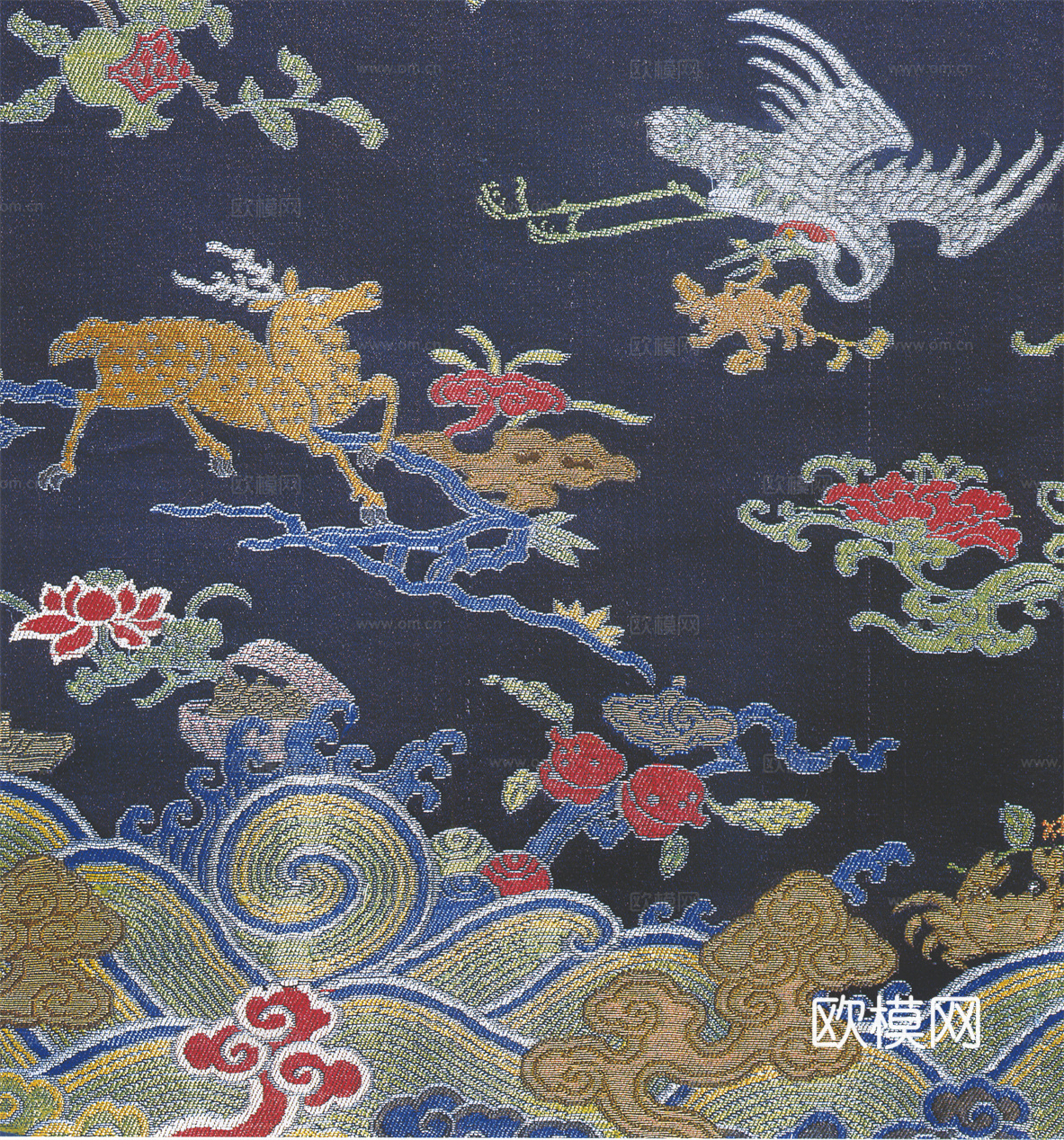 中国传统服饰纹理图案，吉祥图案，富贵图案156