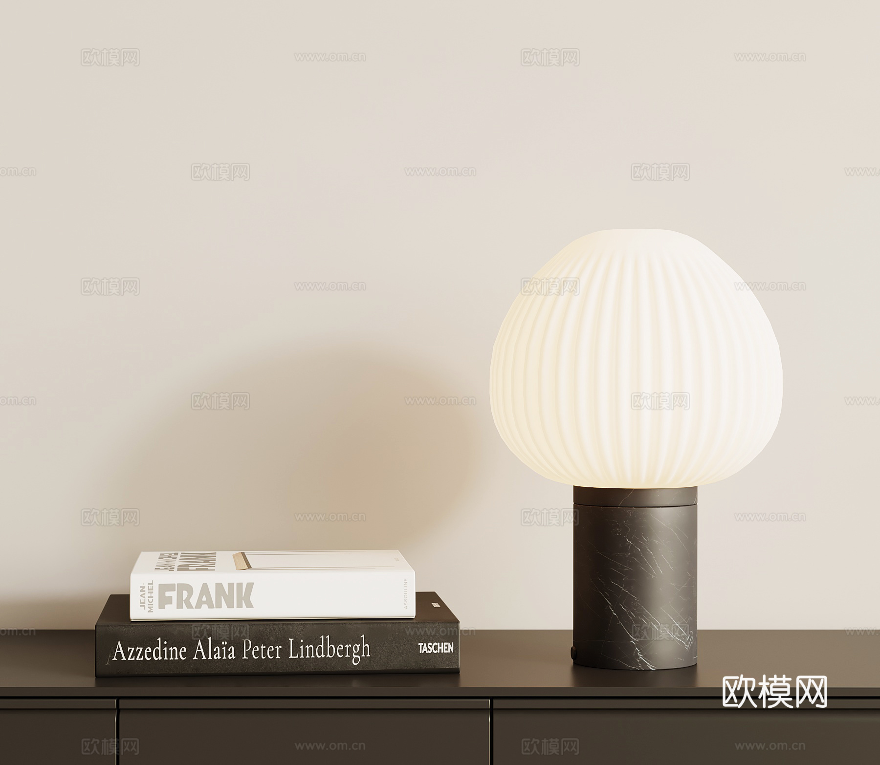 现代台灯su模型