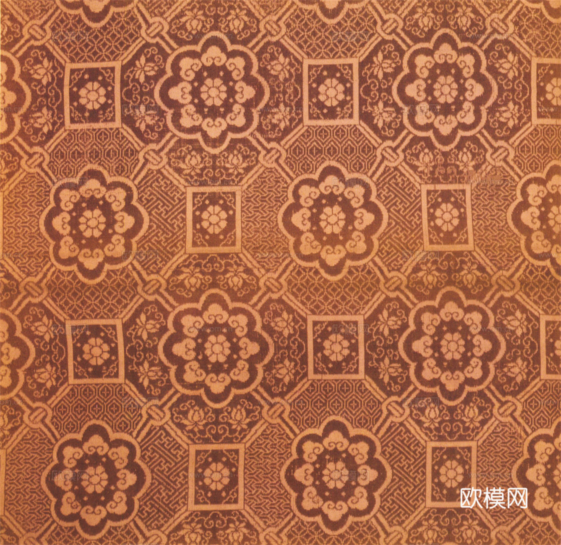 中国传统服饰纹理图案，吉祥图案，富贵图案307