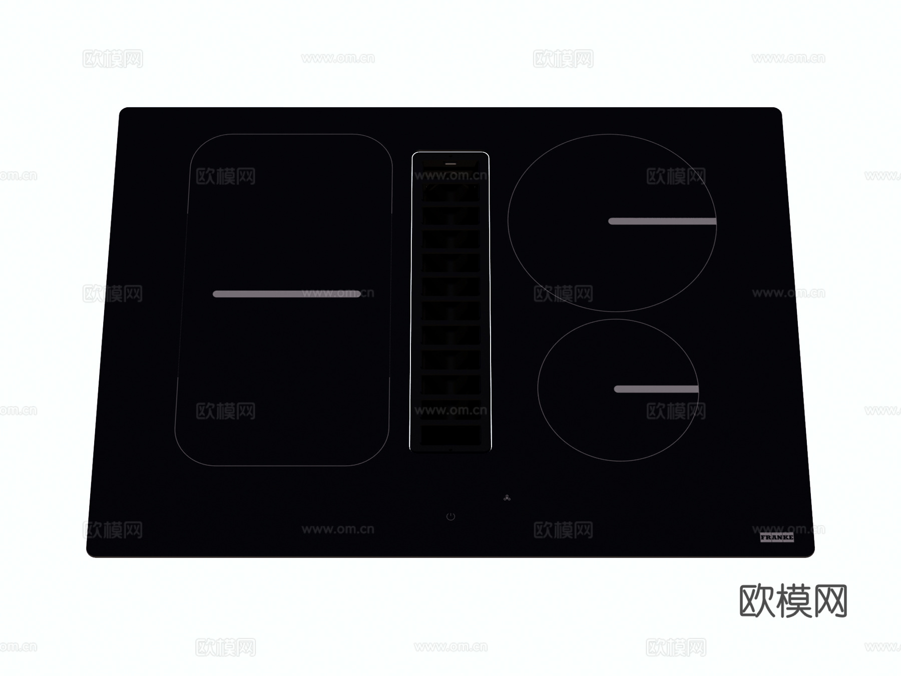 燃气灶 灶台su模型