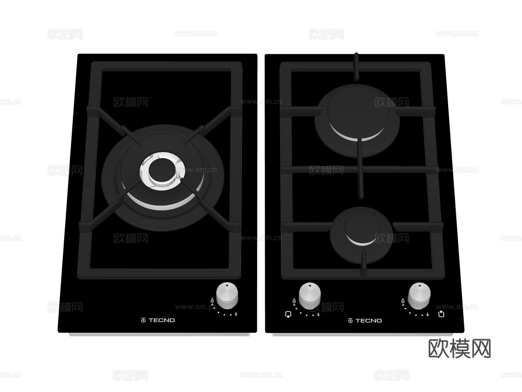燃气灶 灶台su模型