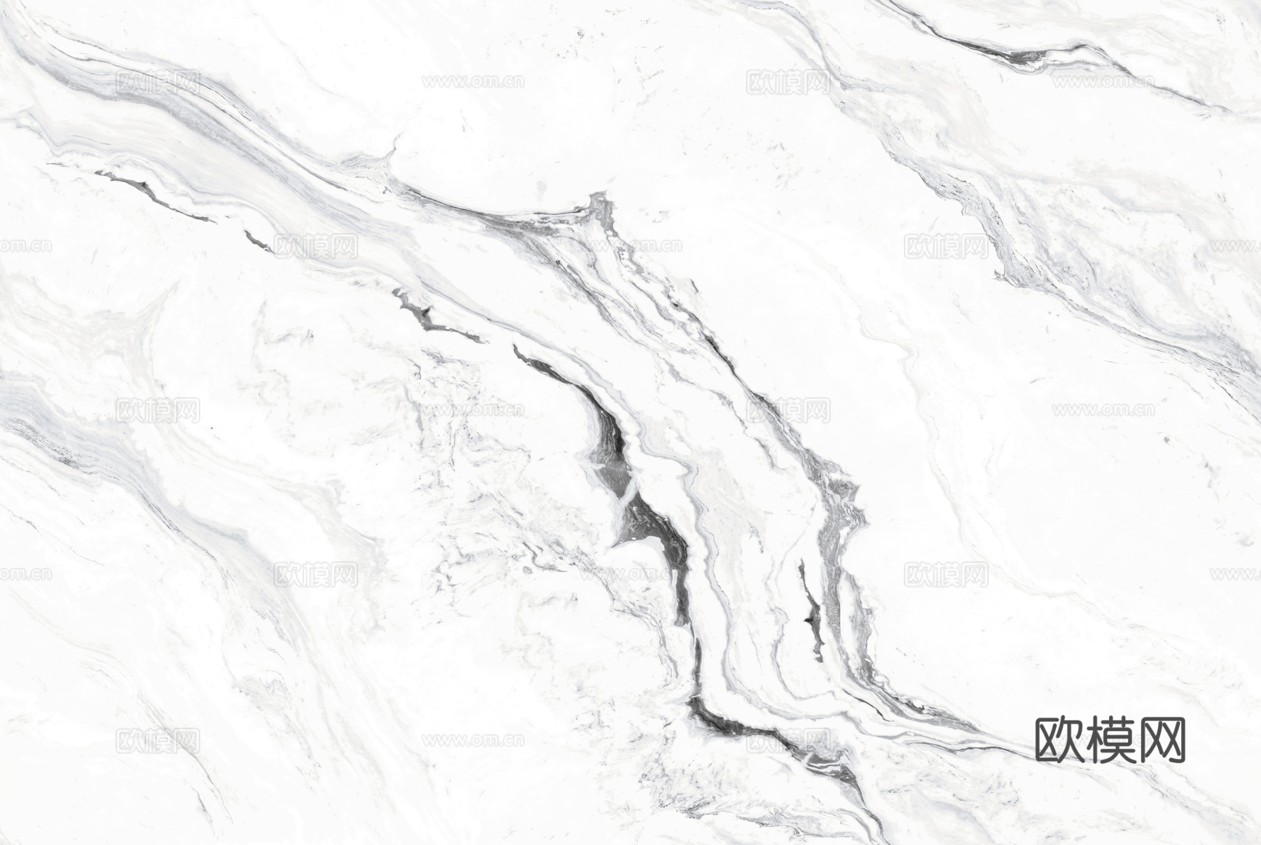 水墨白大理石