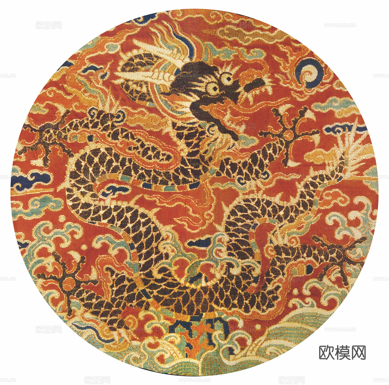 中国传统服饰纹理图案，吉祥图案，富贵图案198