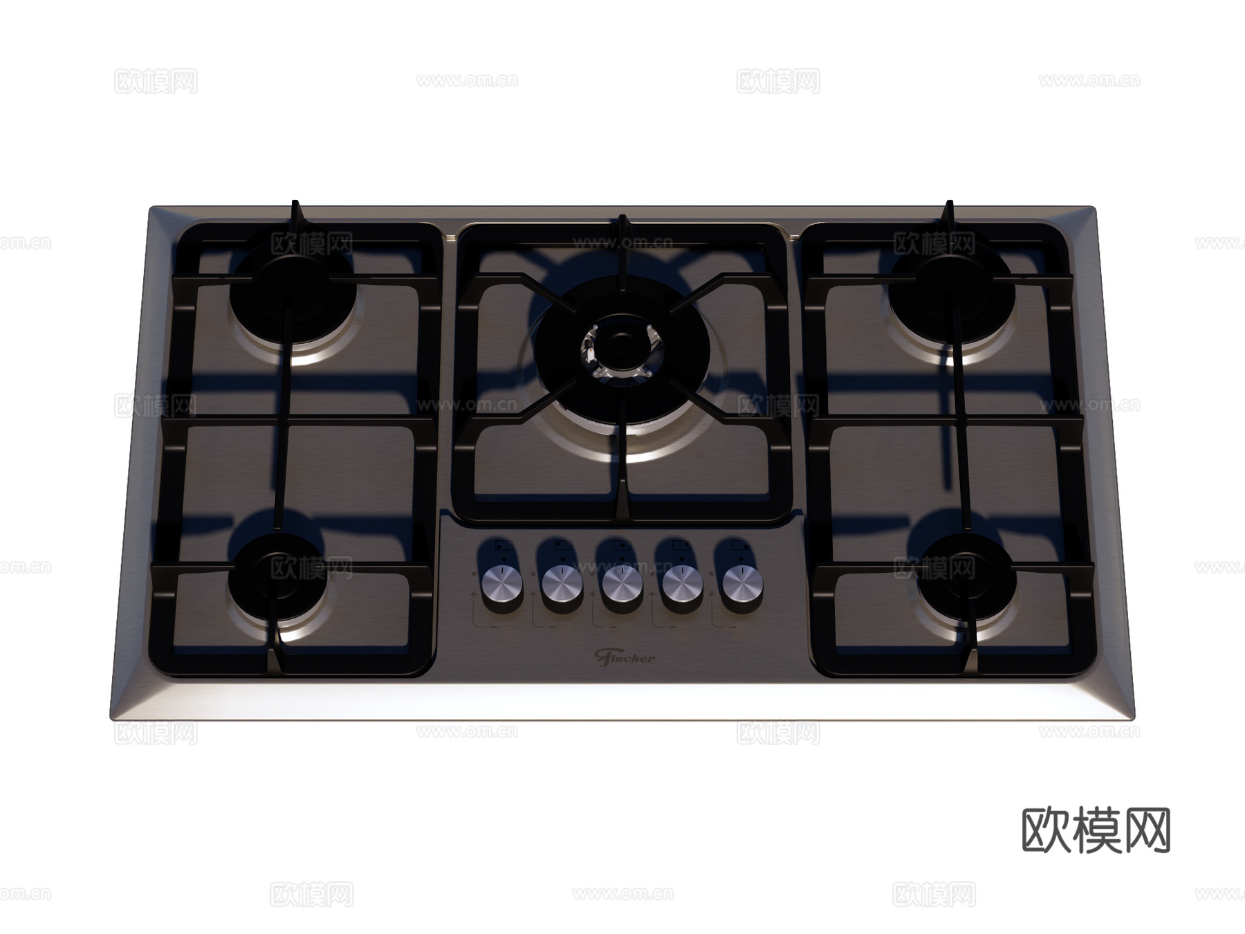 燃气灶 灶台su模型