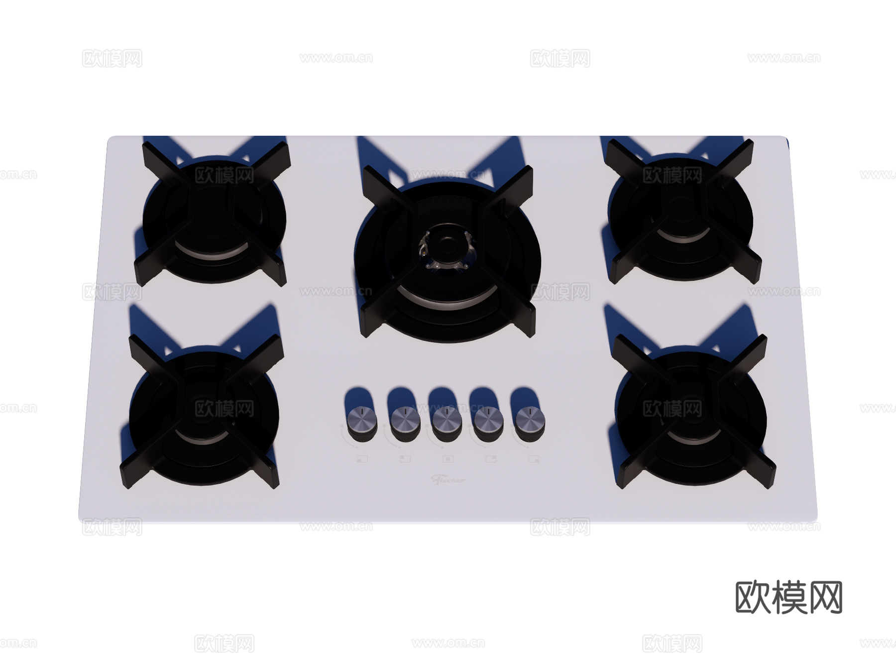 燃气灶 灶台su模型