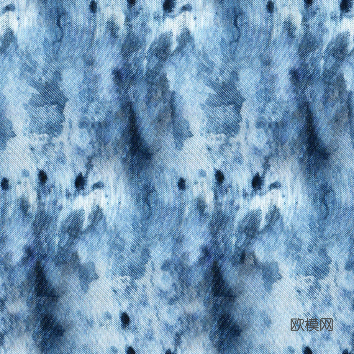 手工扎蓝布纹37