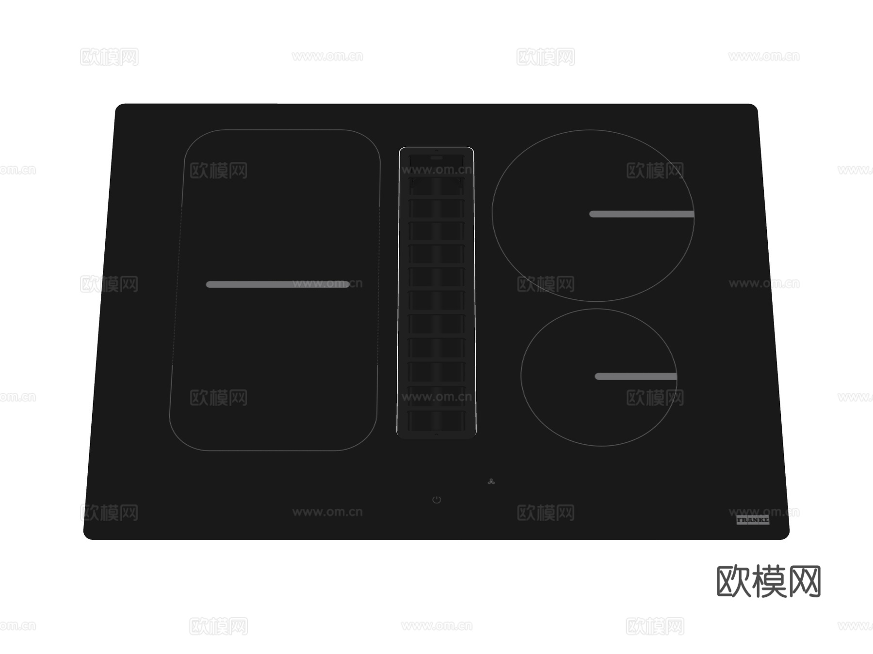 燃气灶 灶台su模型