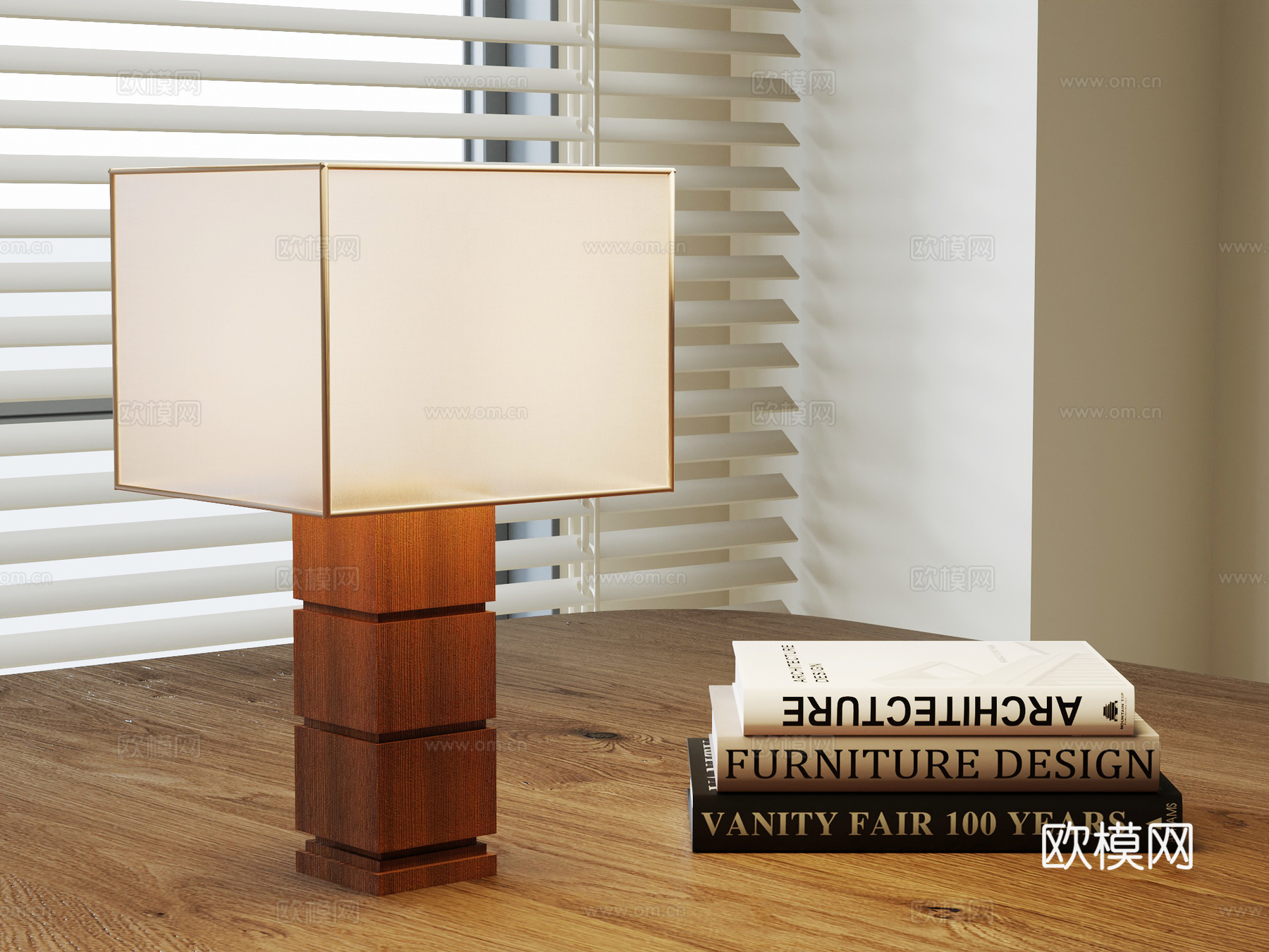 法式中古台灯su模型