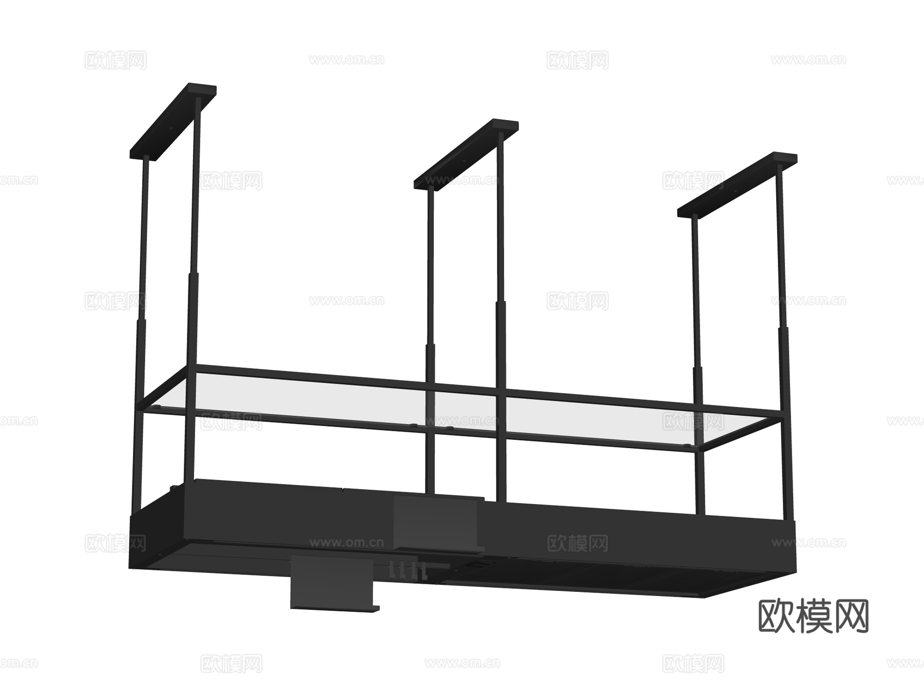 吊挂式抽油烟机 中岛抽油烟机su模型