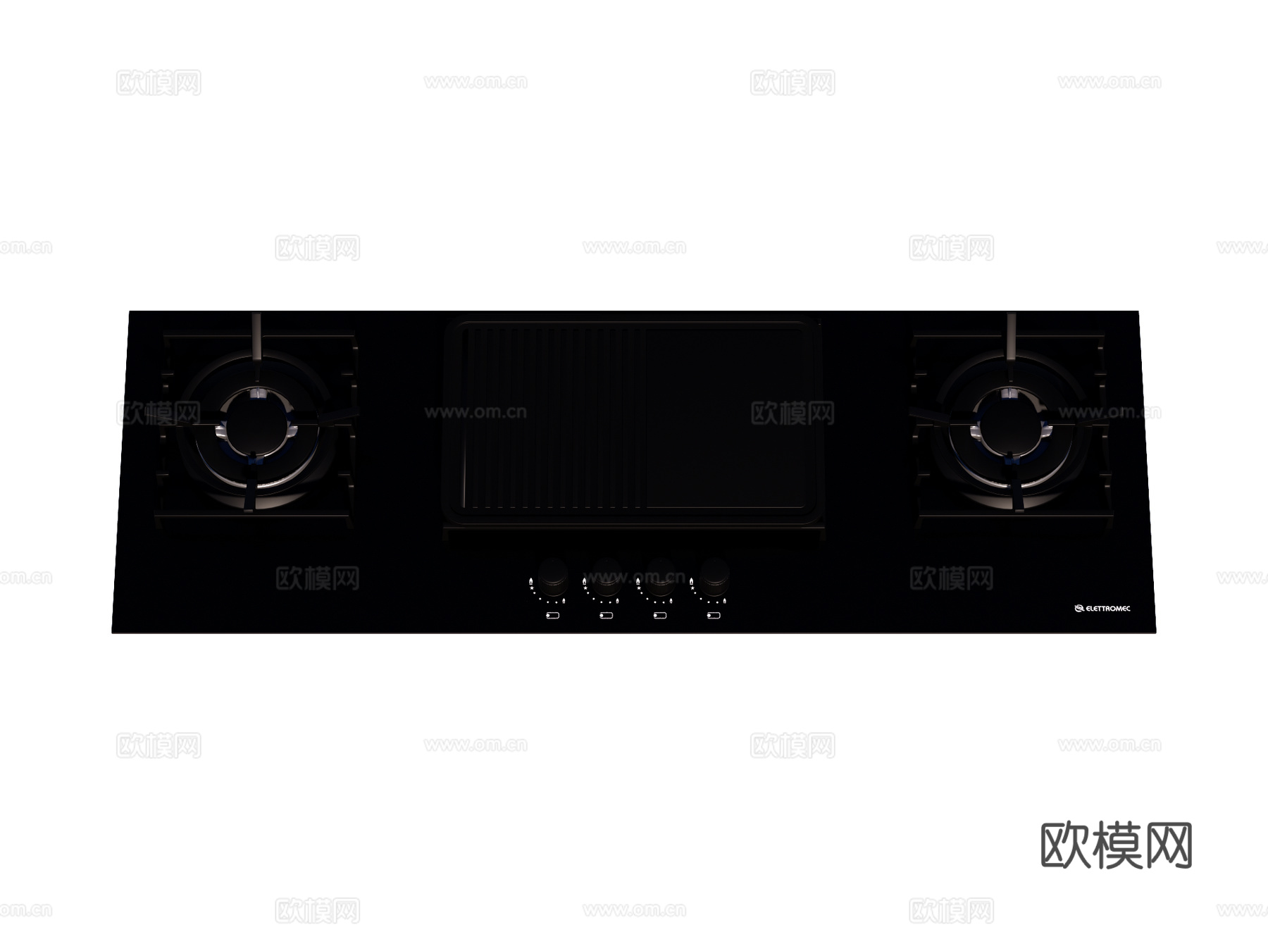 燃气灶 灶台su模型