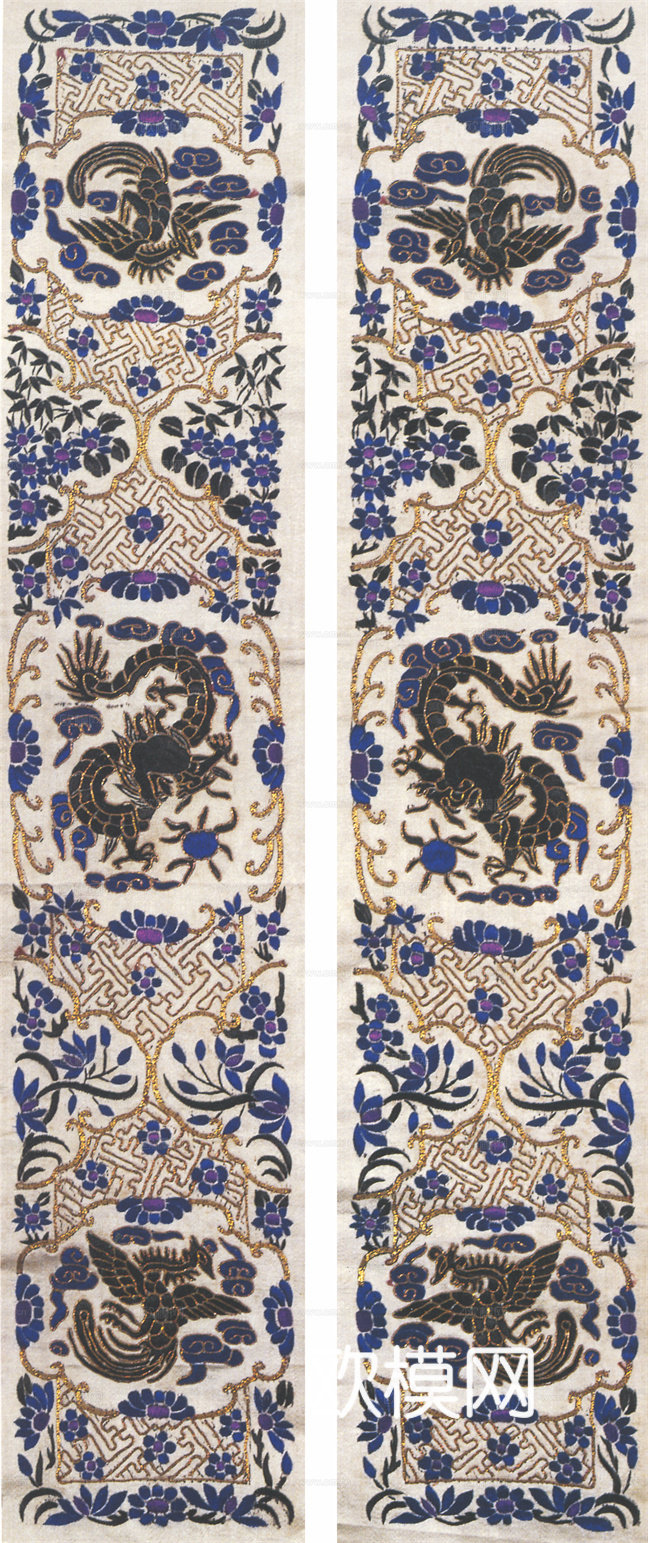 中国传统服饰纹理图案，吉祥图案，富贵图案142