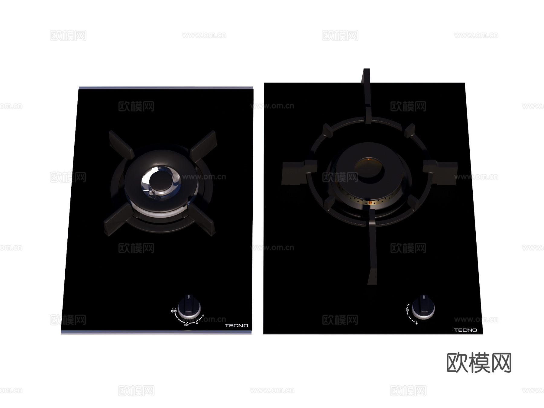 燃气灶 灶台su模型