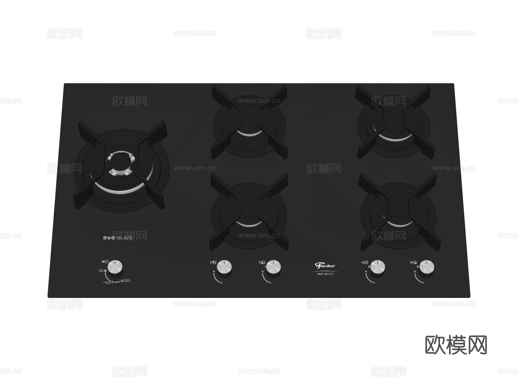 燃气灶 灶台su模型