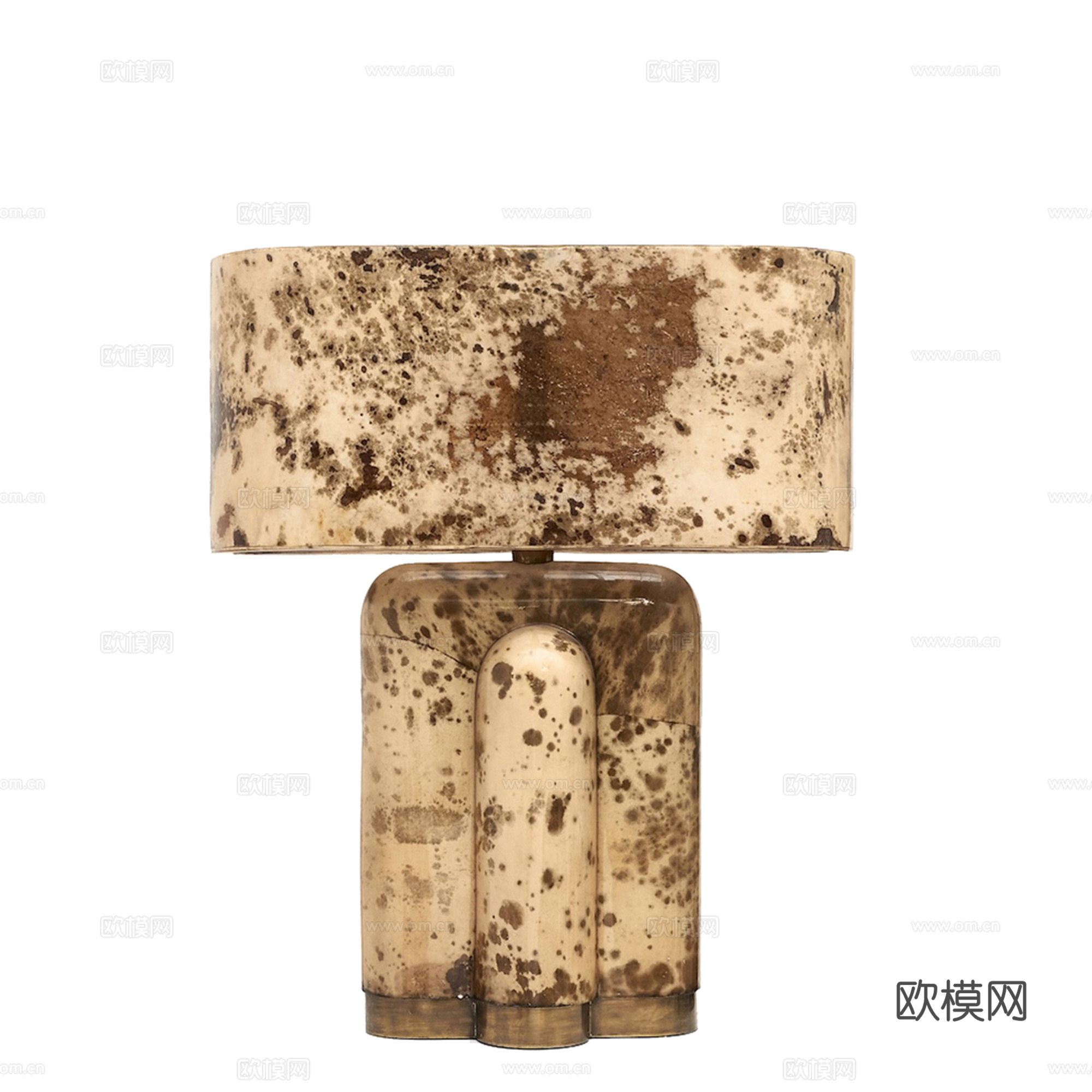 现代轻奢台灯su模型