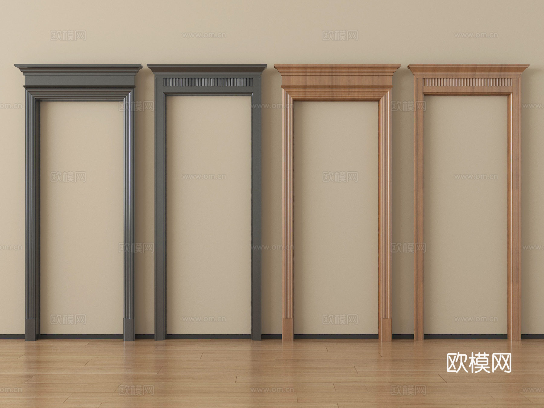 法式垭口 门套 门洞su模型