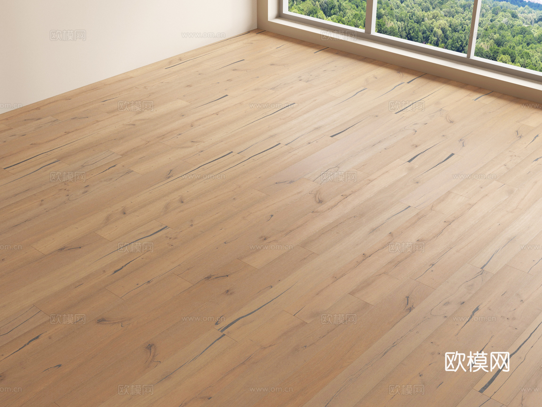 现代地板 实木地板 拼花地板su模型