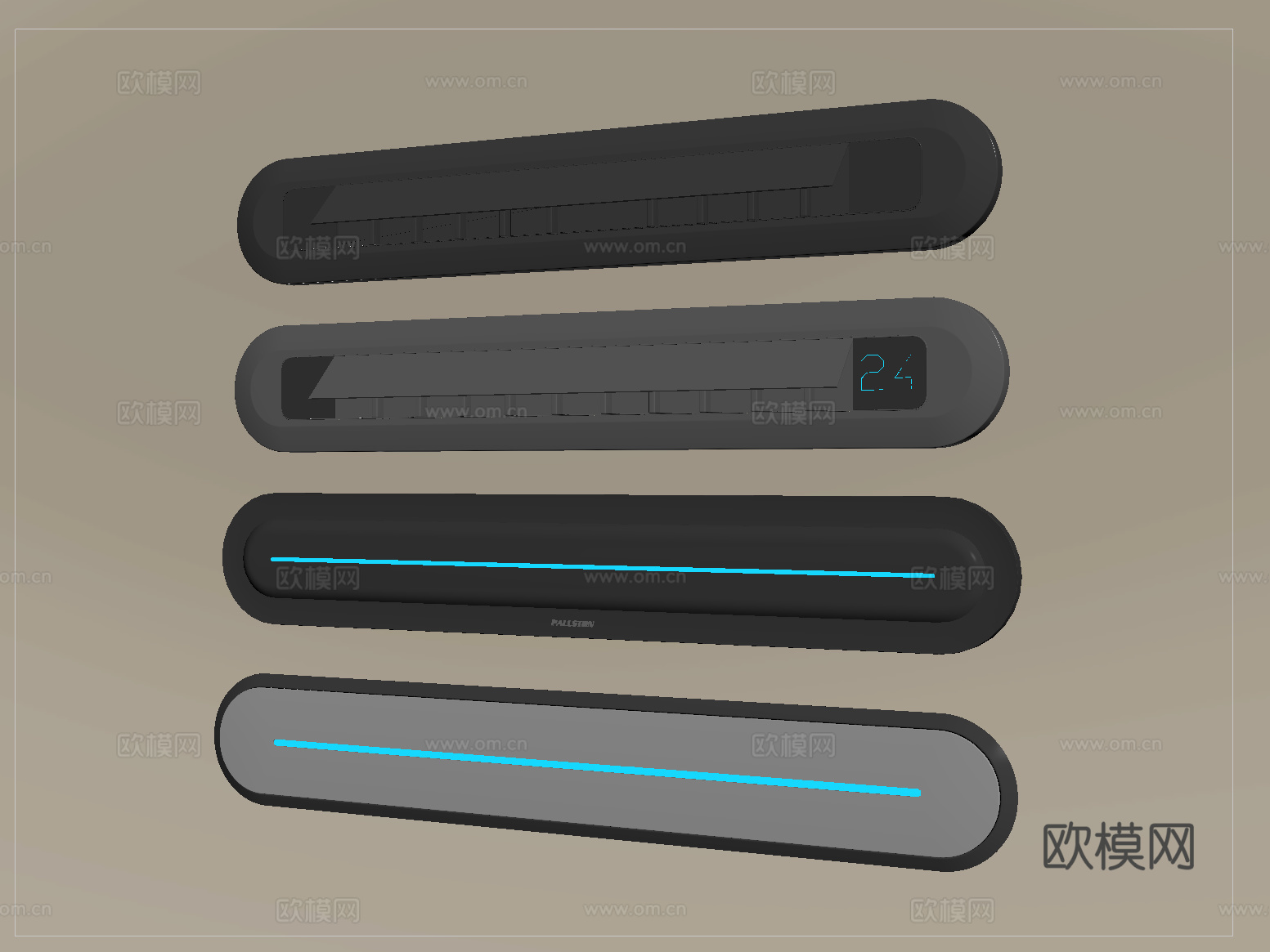 现代浴霸 线形浴霸su模型