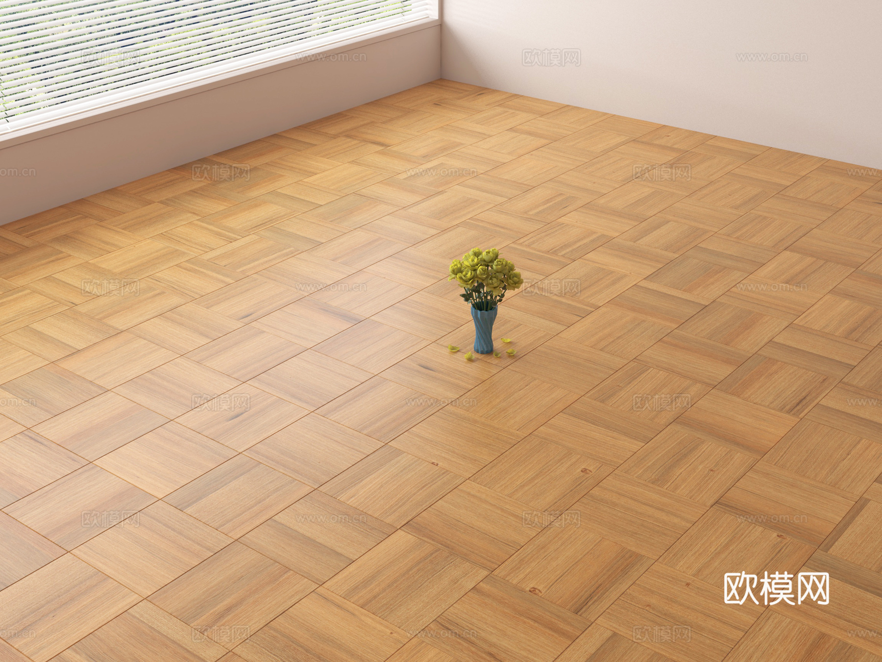 现代地板 实木地板 拼花地板su模型