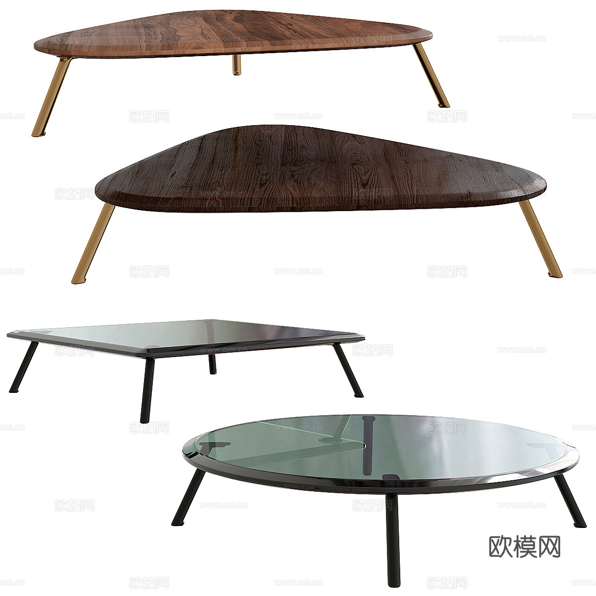 Sullivan minotti咖啡桌3d模型下载