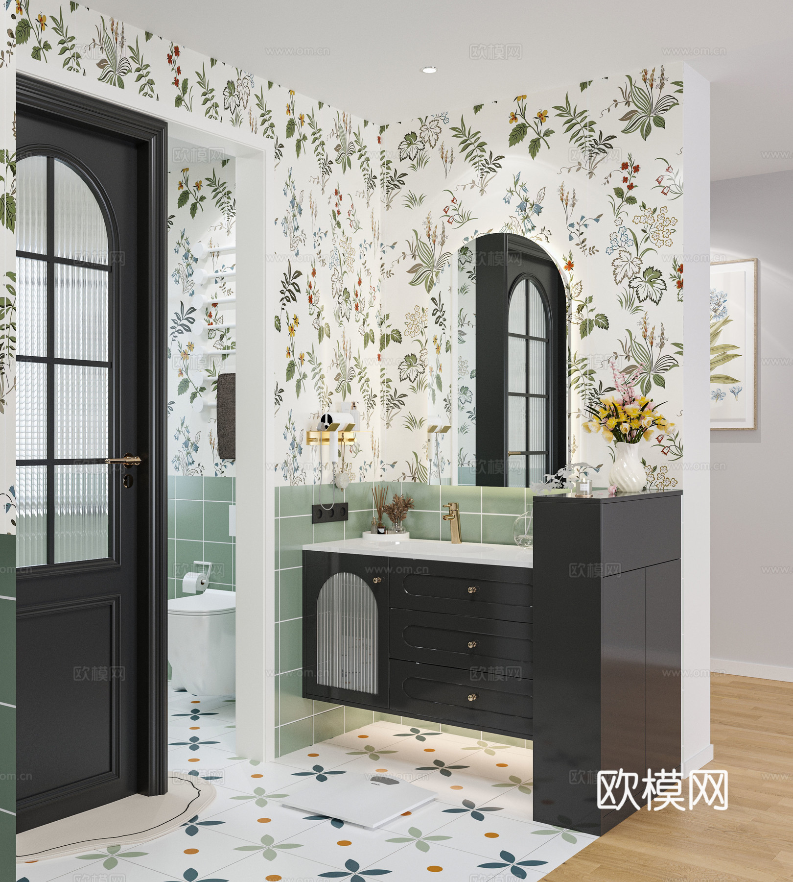 卫浴柜3d模型下载