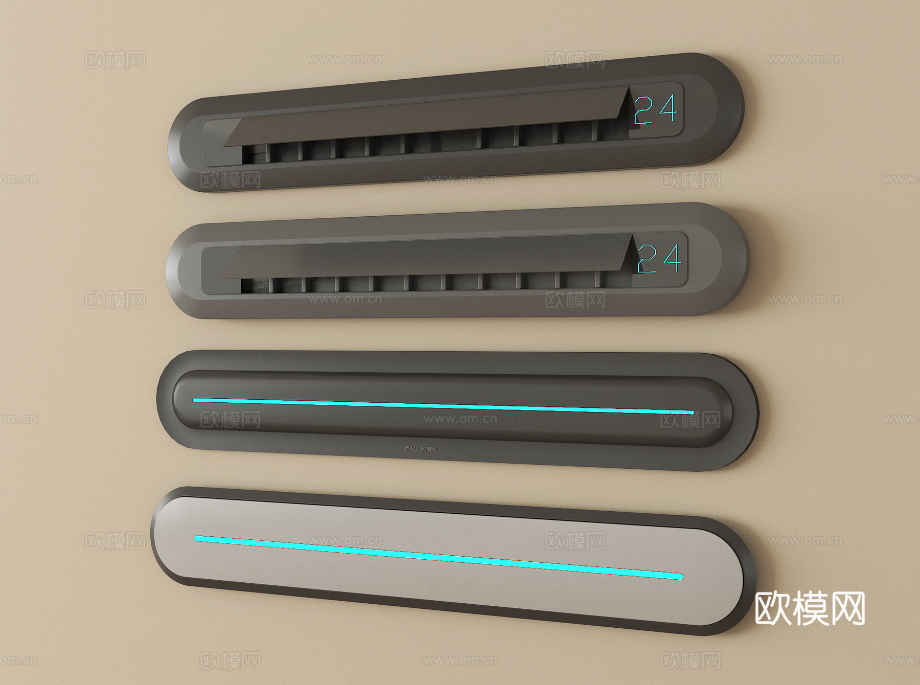 现代浴霸 线形浴霸su模型