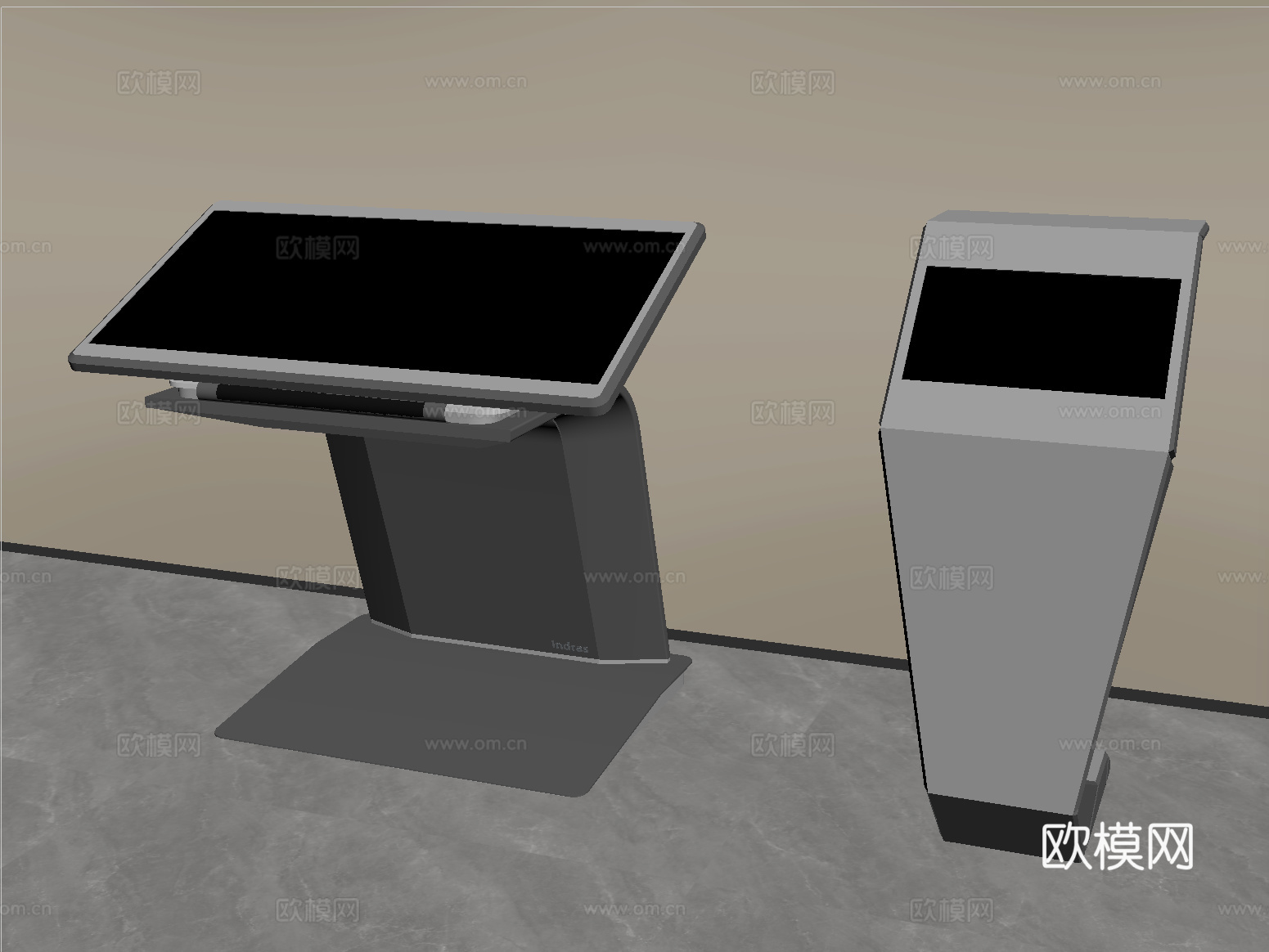 现代一体查询机 自助终端查询机su模型