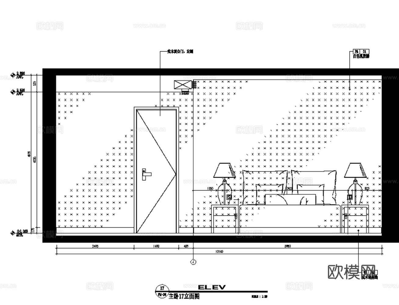 10套现代简约轻奢极简风格样板间大平层家装CAD施工图附效果cad施工图