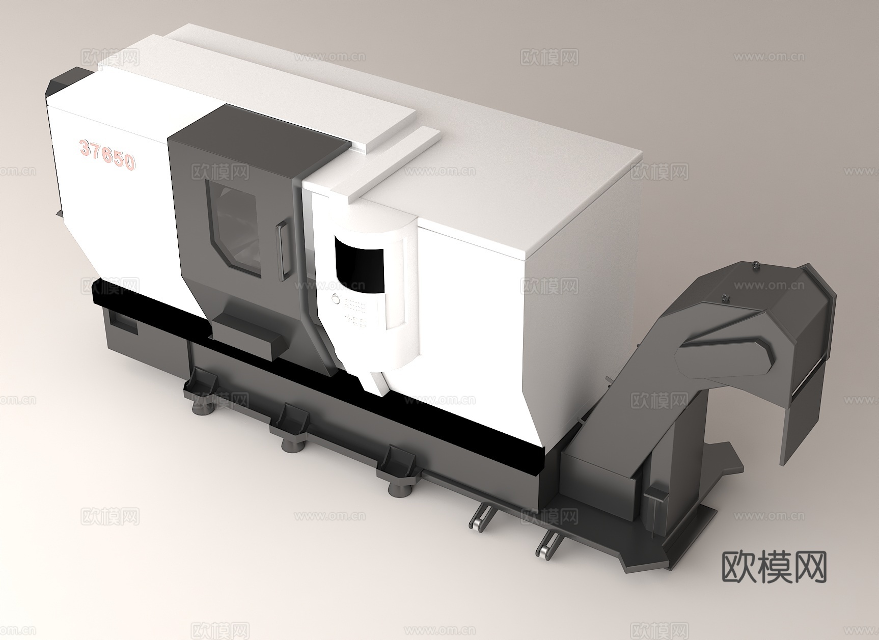大型商用打印机 专业打印设备 工业打印设备su模型下载（渲染图1）