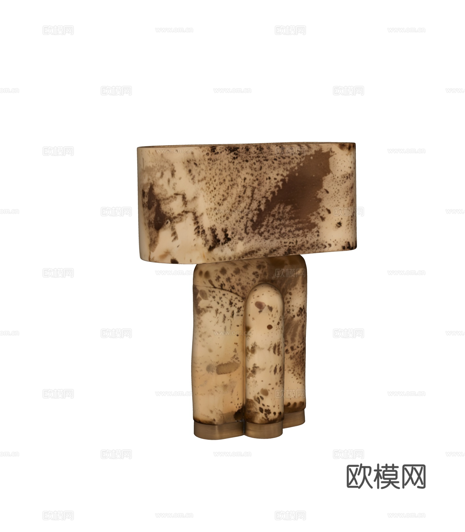 现代轻奢台灯su模型