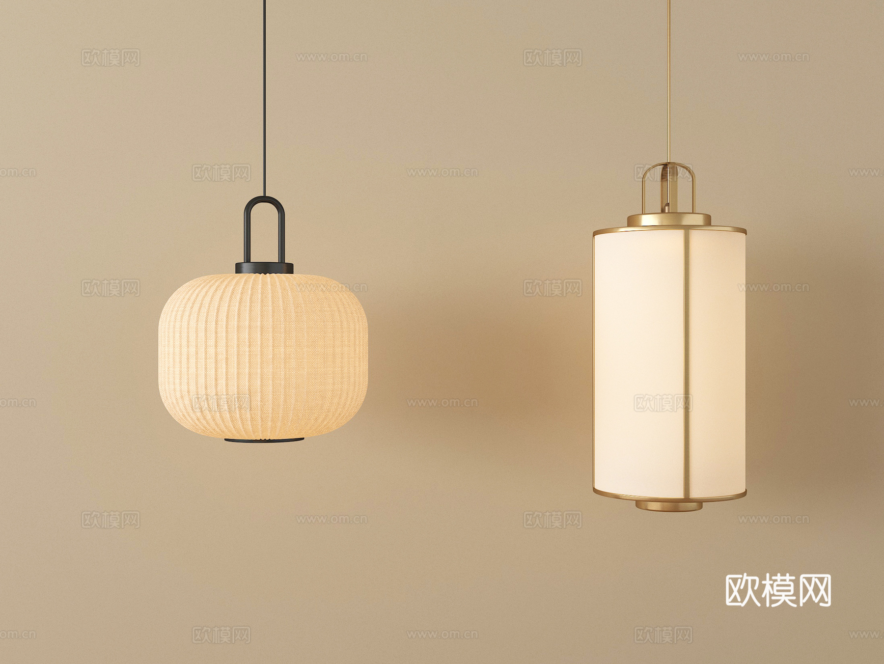 中式吊灯 新中式吊灯  装饰吊灯su模型