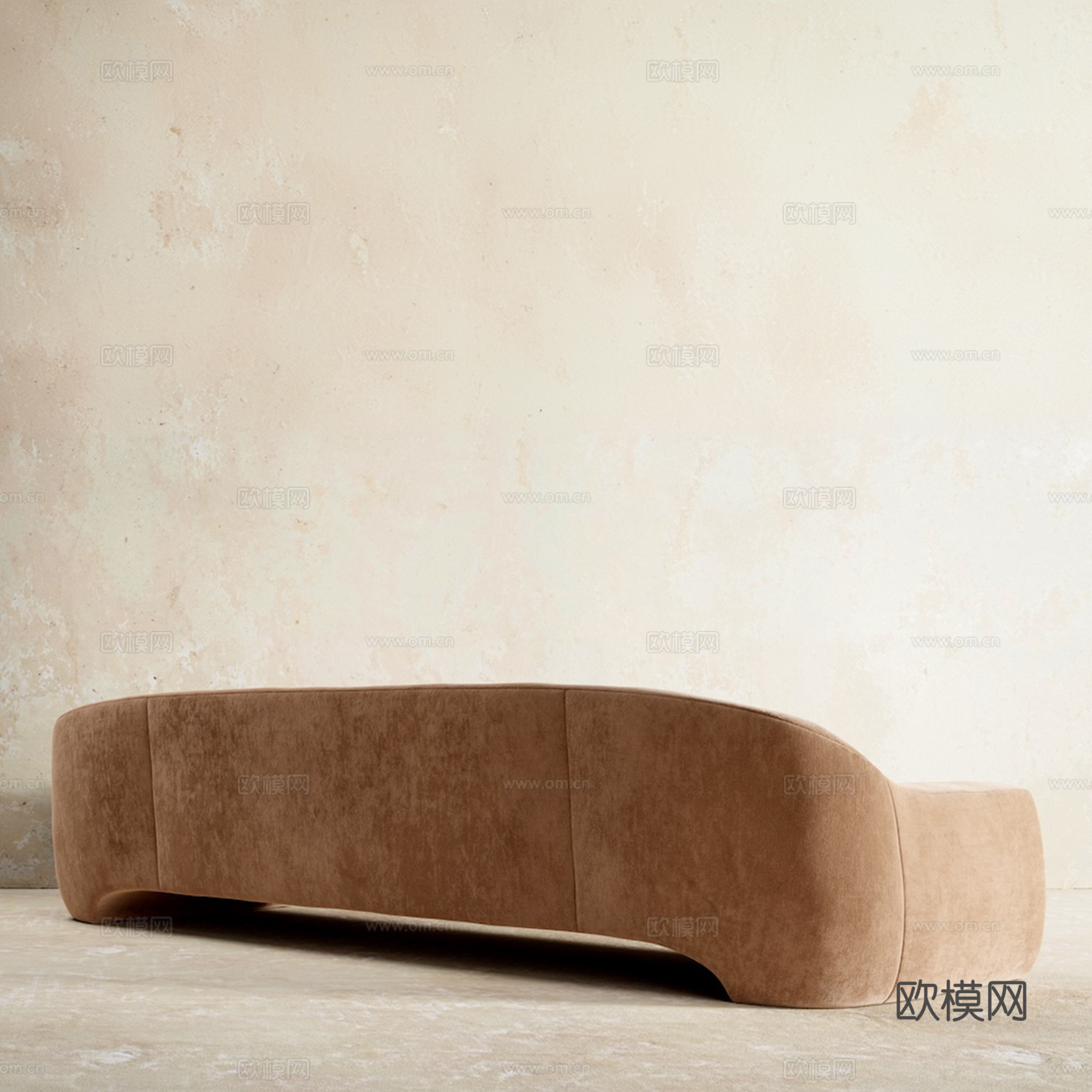 现代多人沙发su模型