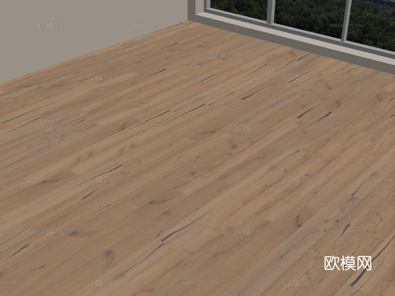 现代地板 实木地板 拼花地板su模型
