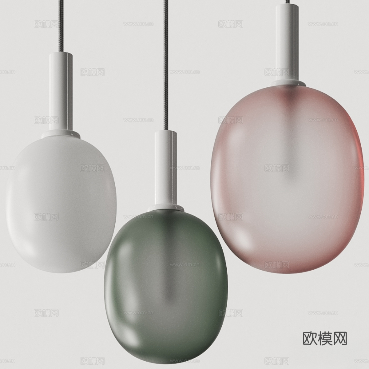 Brokis常春藤单灯吊灯3d模型下载