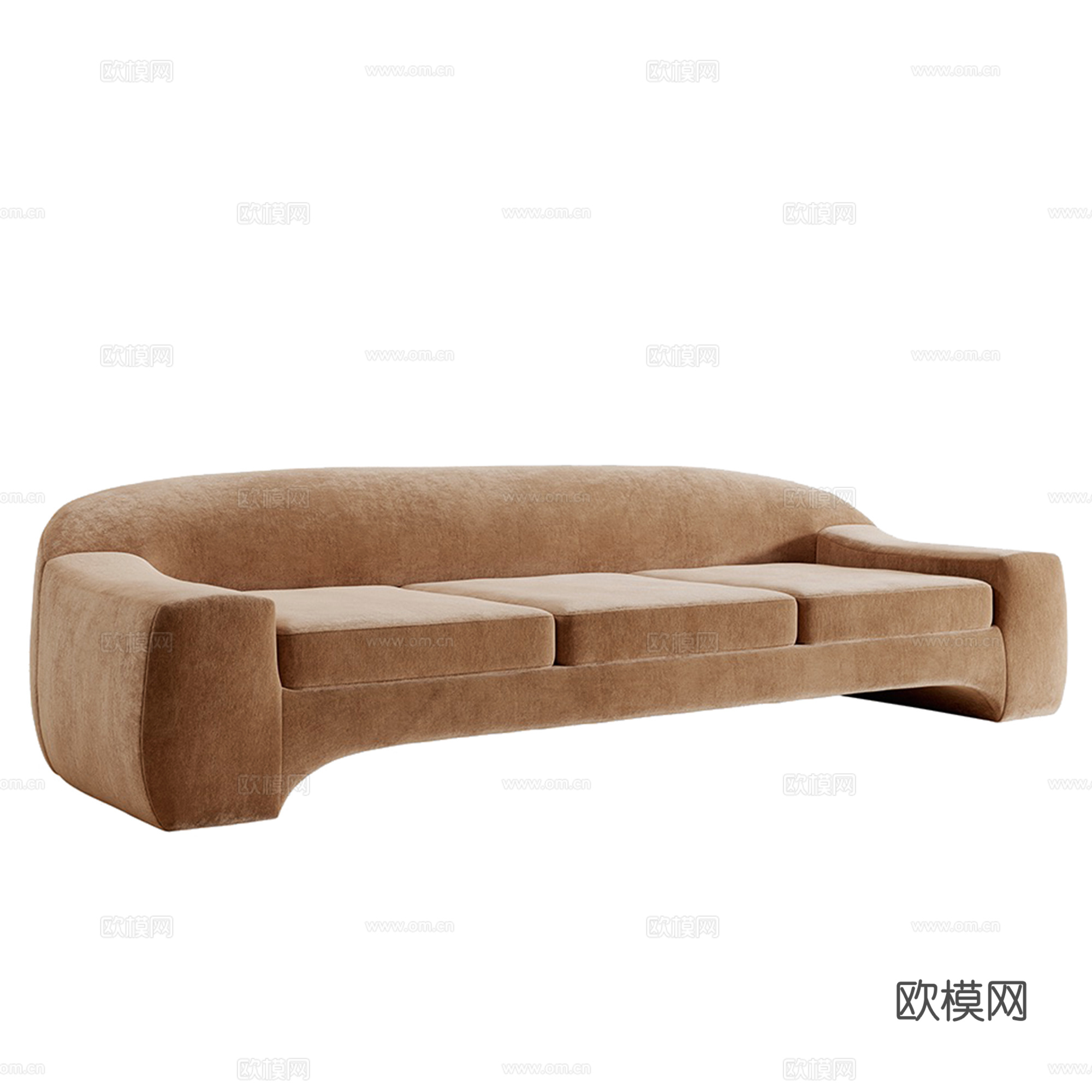 现代多人沙发su模型