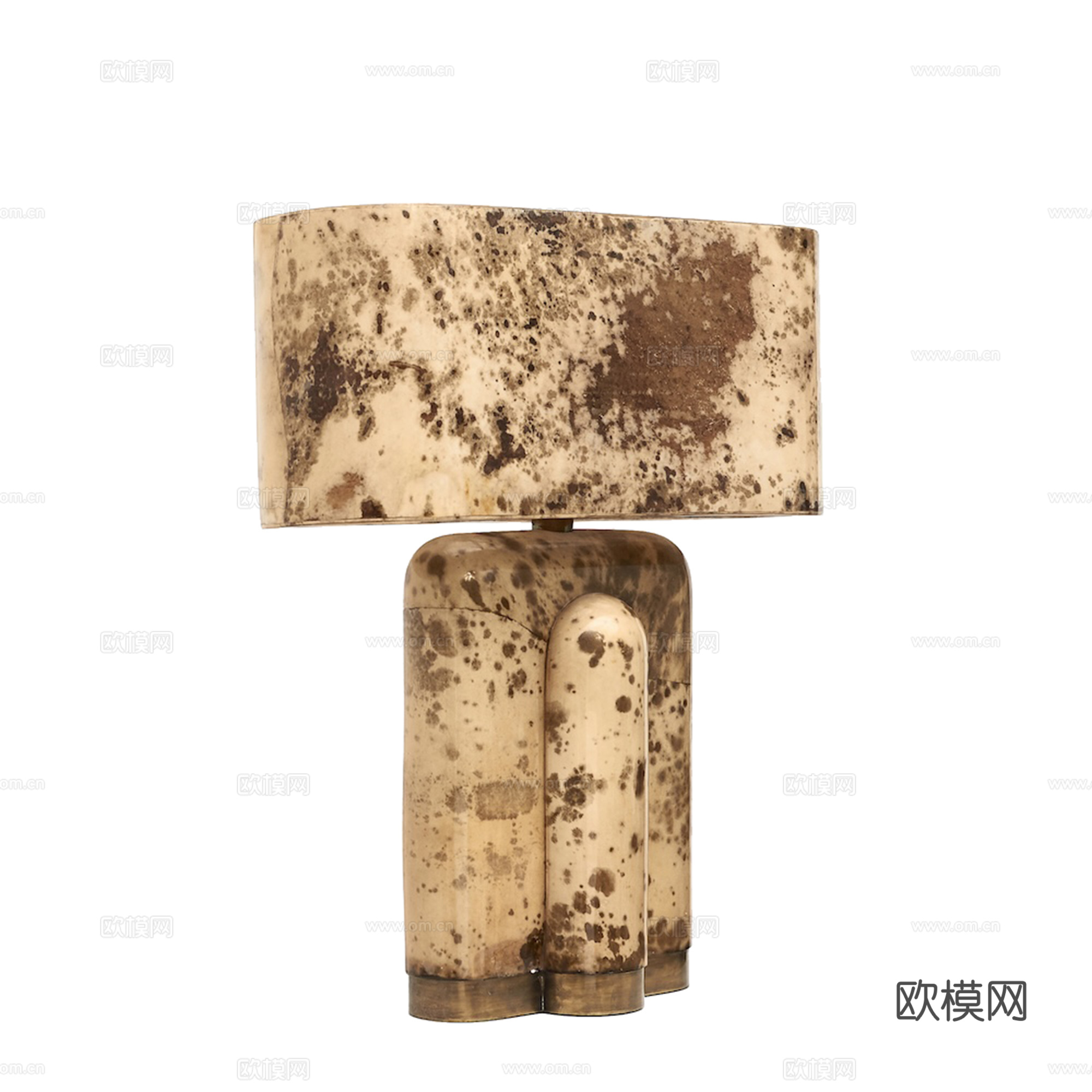 现代轻奢台灯su模型