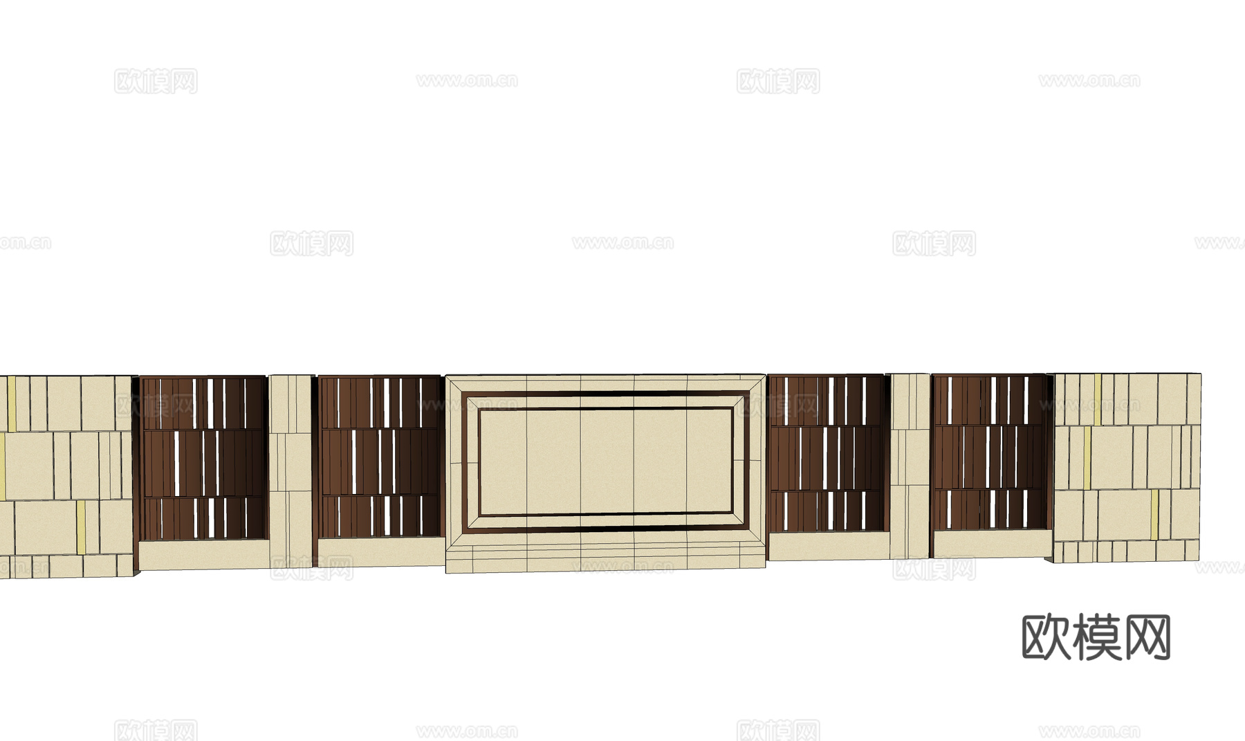 微景观 门 庭院门 室内造景 造景 草坪灯 庭院su模型