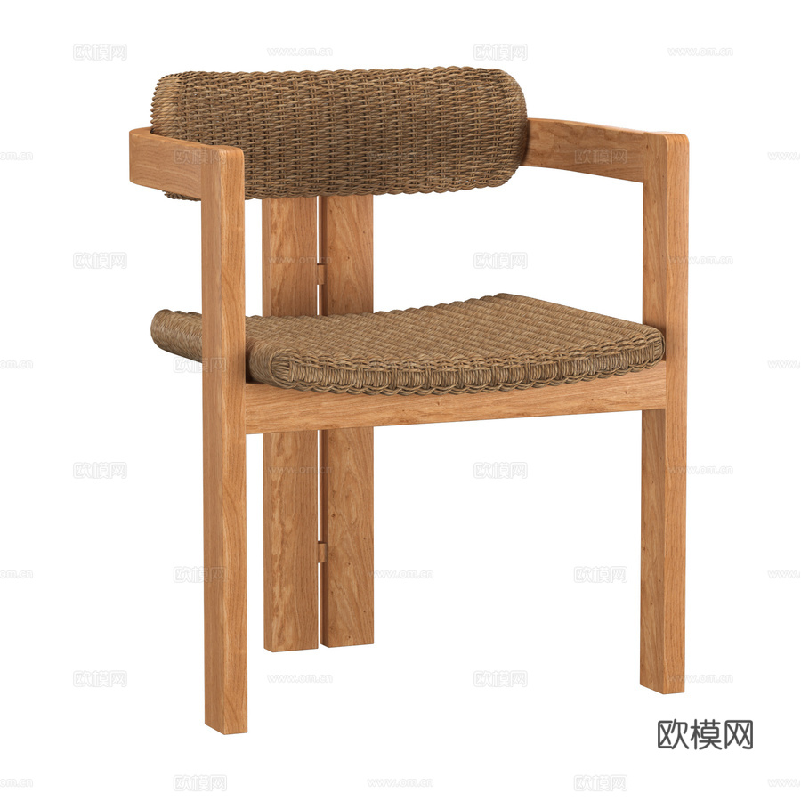Eichholtz Donato户外餐椅3d模型下载（渲染图6）