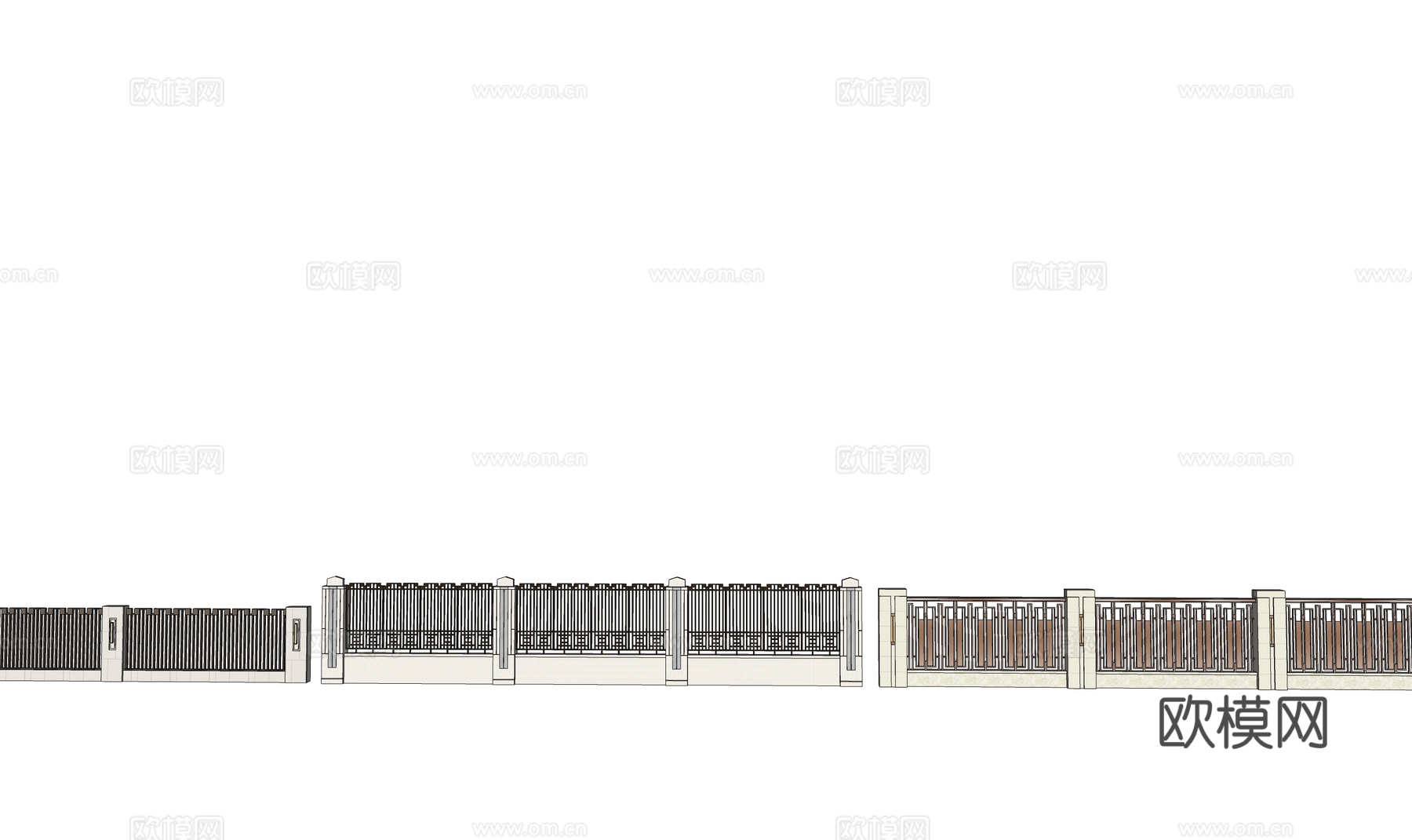 微景观 门 庭院门 室内造景 造景 草坪灯 庭院su模型