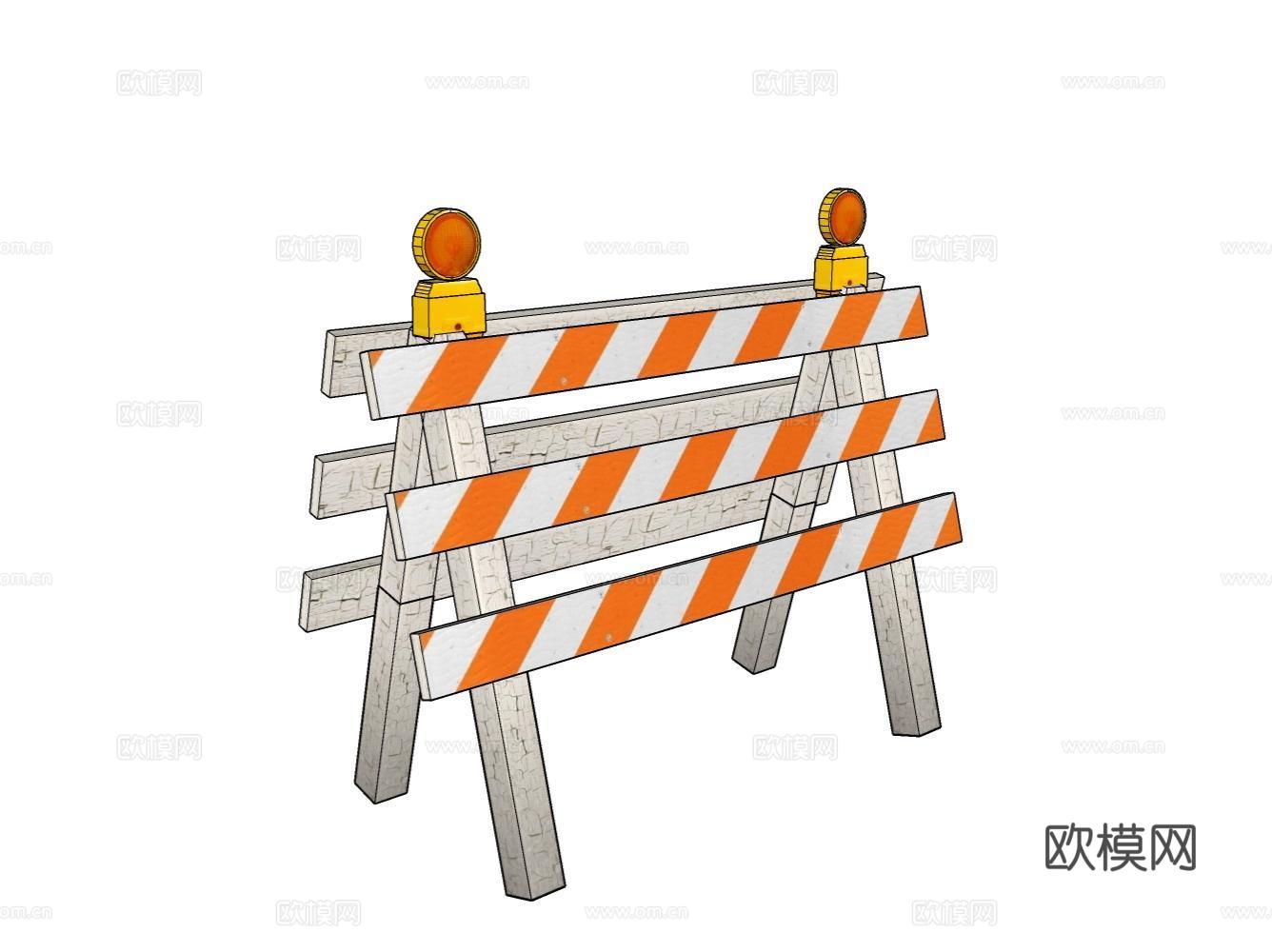 交通设施su模型