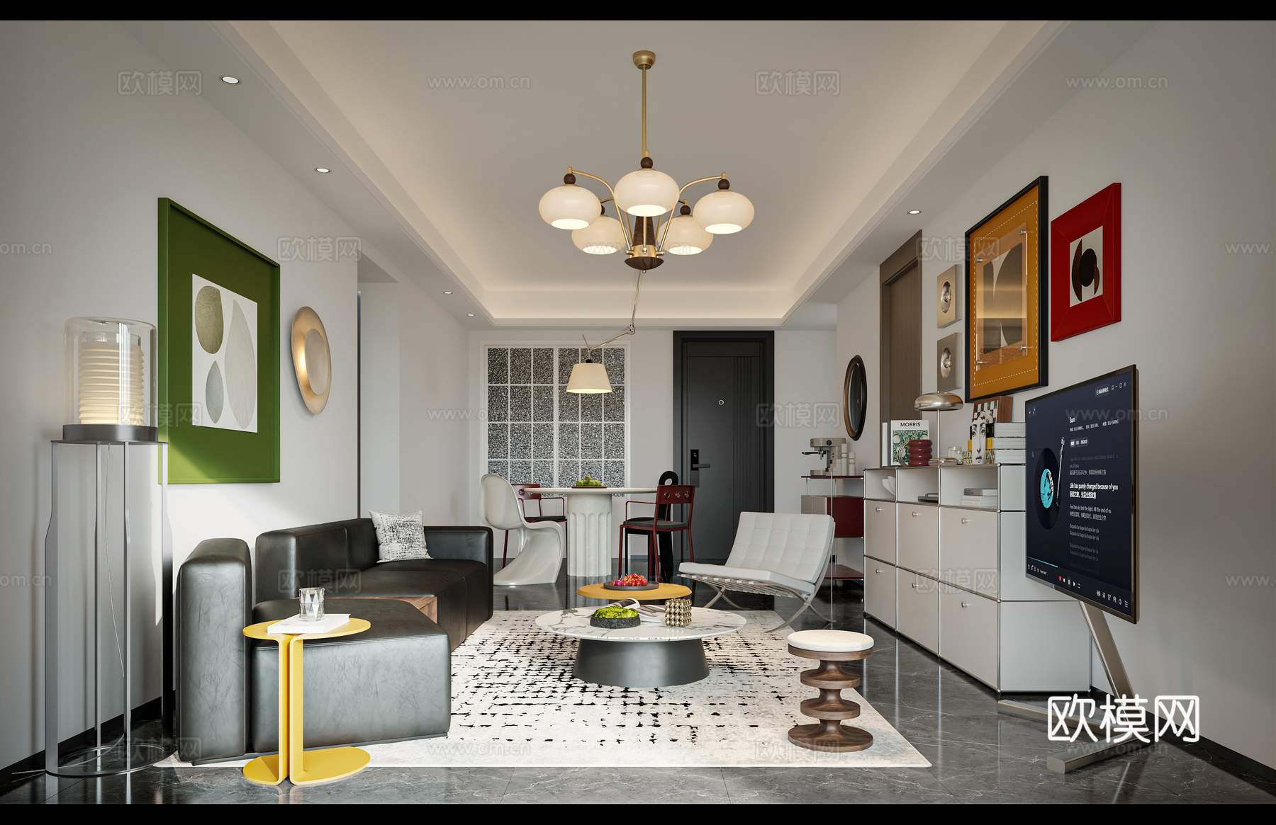 包豪斯客厅3d模型