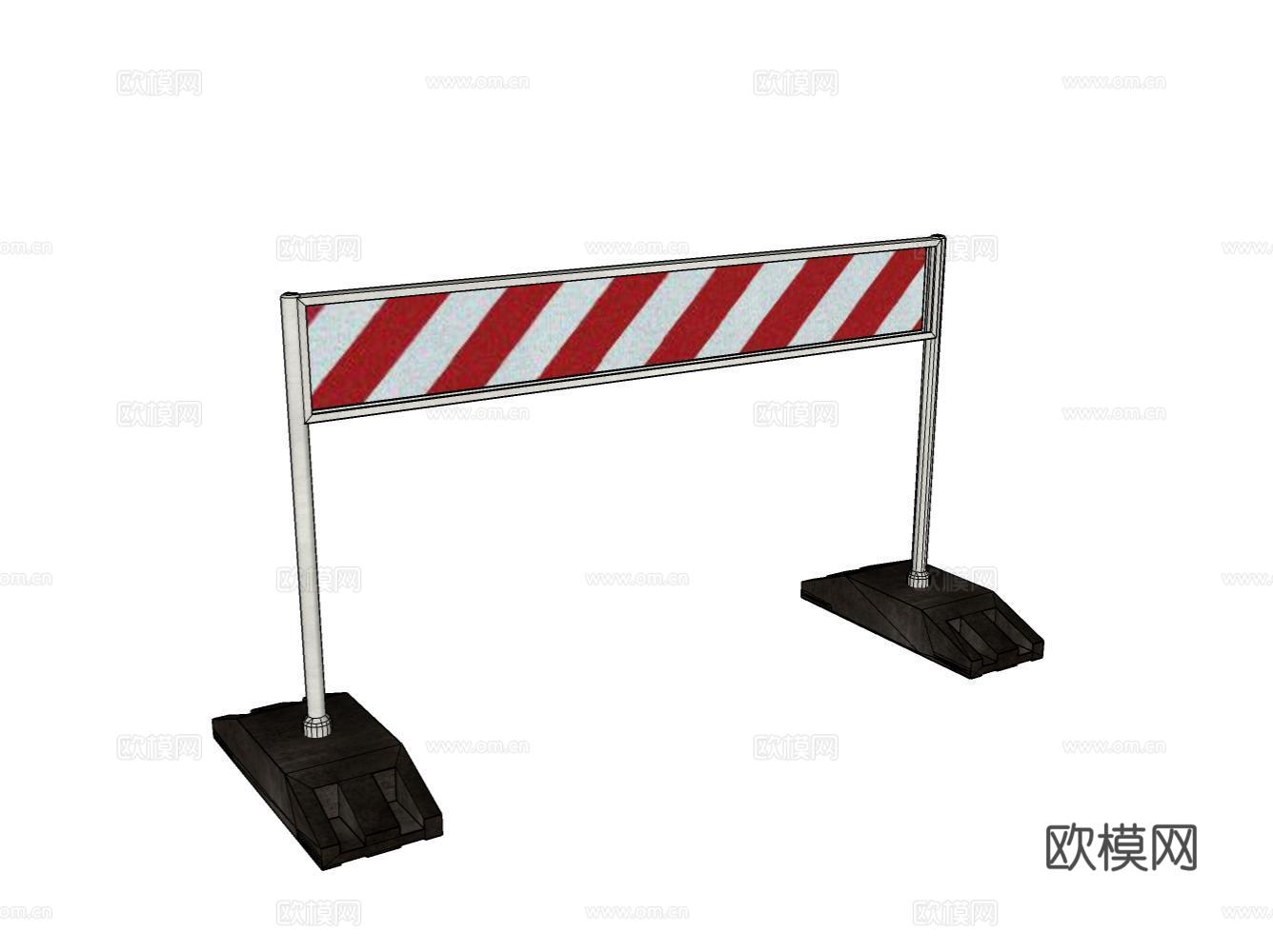 交通设施su模型