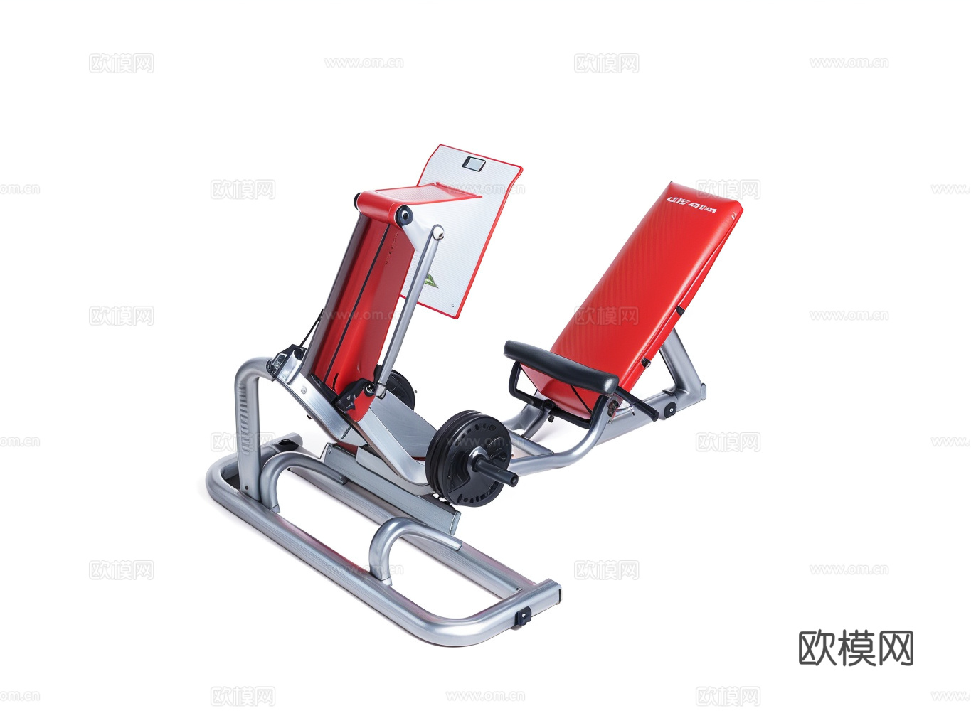 健身器材su模型